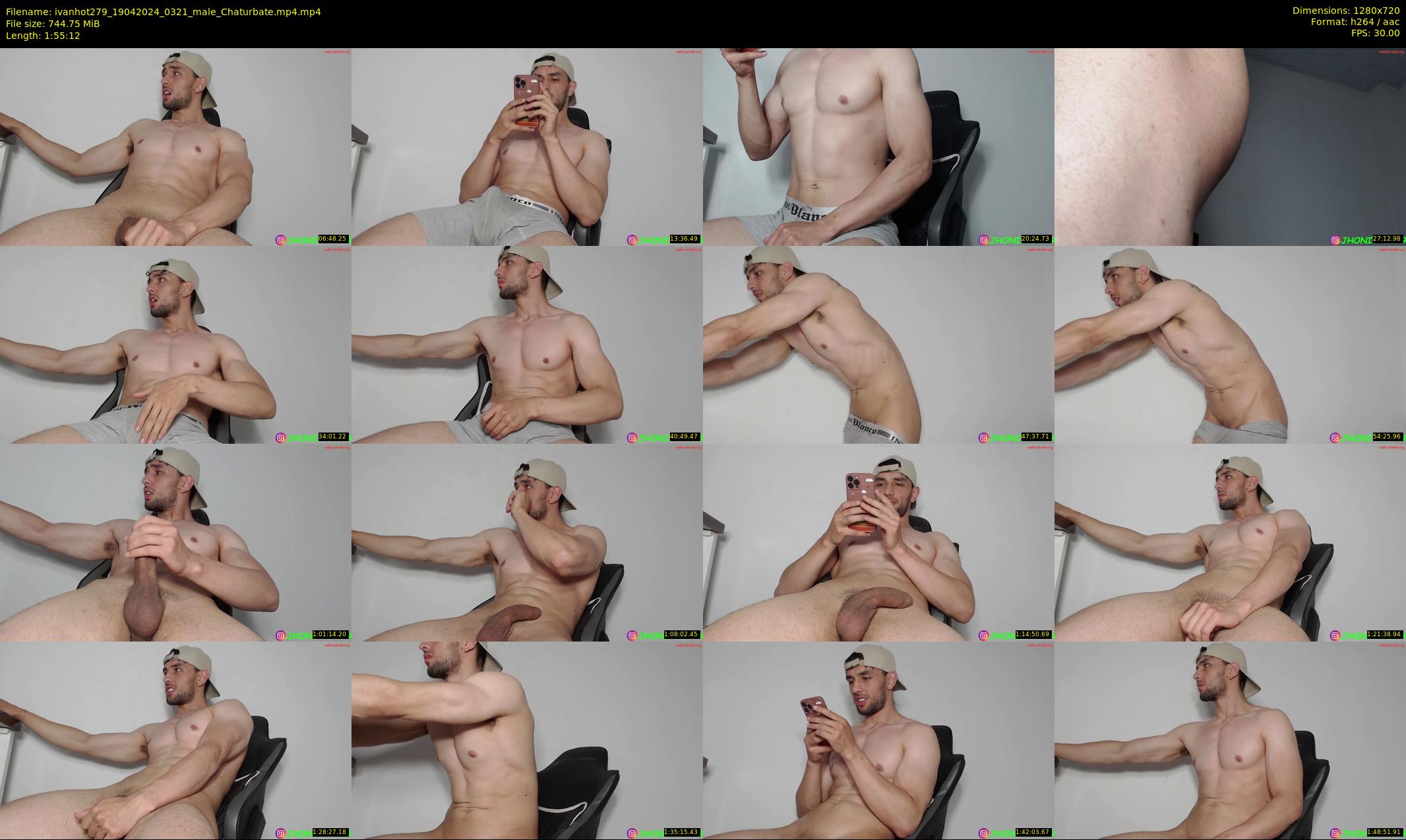 ivanhot279 — 116 minute Chaturbate male cam show recording, 720p, Apr 19, 2024