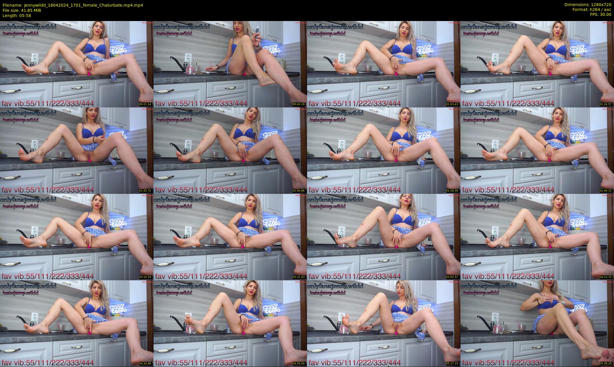 jennywildd — 6 minute Chaturbate female cam show recording, 720p, Apr 18, 2024