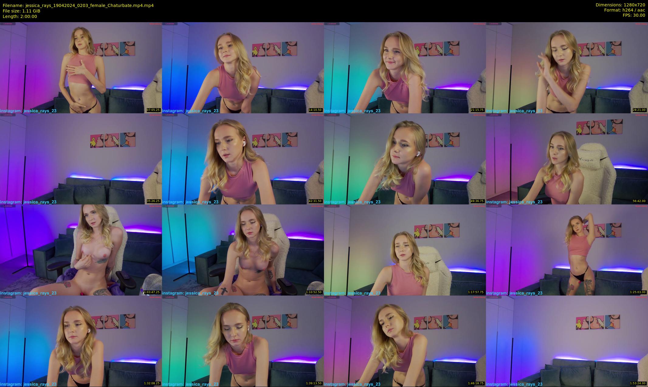 jessica_rays — 120 minute Chaturbate couple cam show recording, 720p, Apr 19, 2024