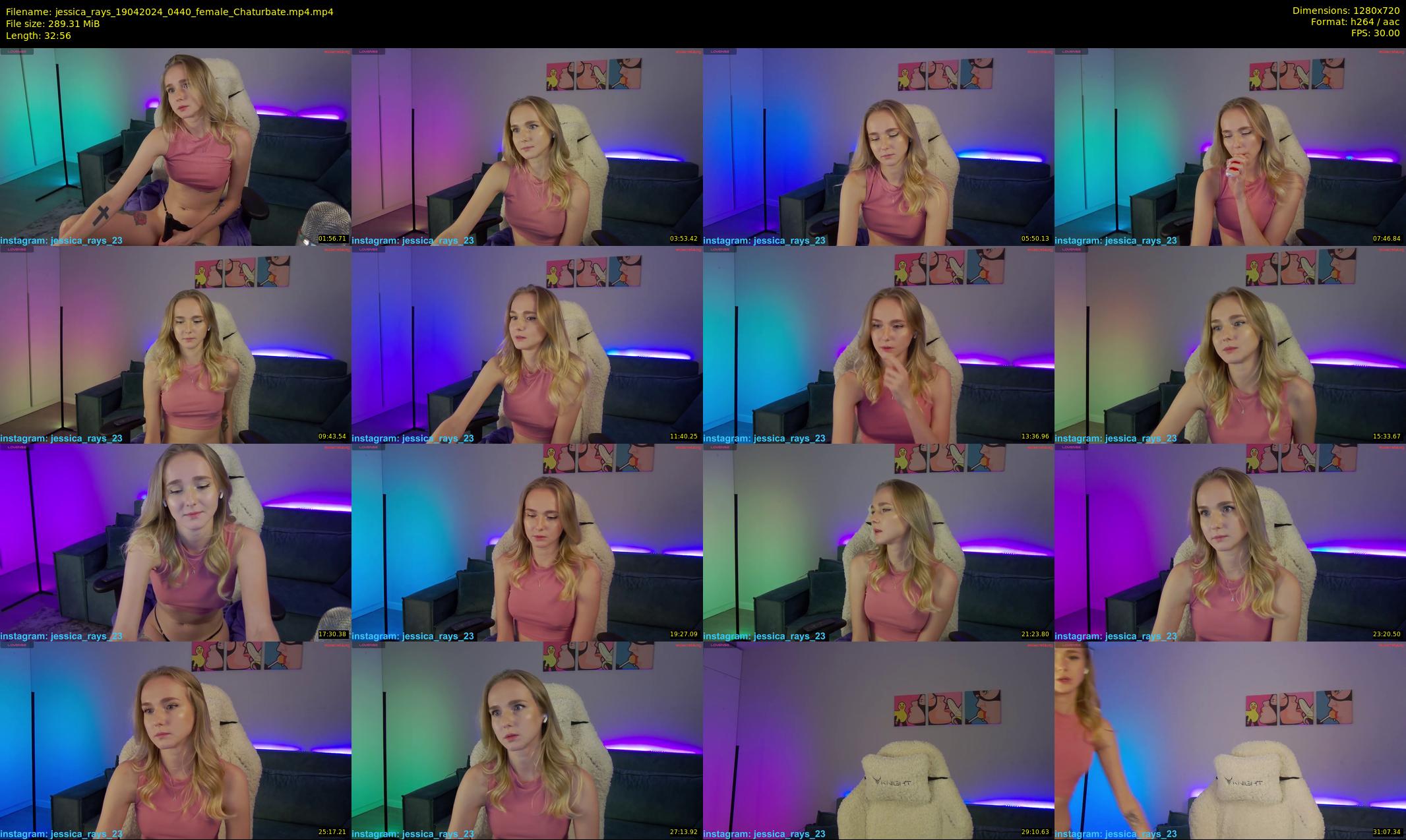 jessica_rays — 33 minute Chaturbate couple cam show recording, 720p, Apr 19, 2024