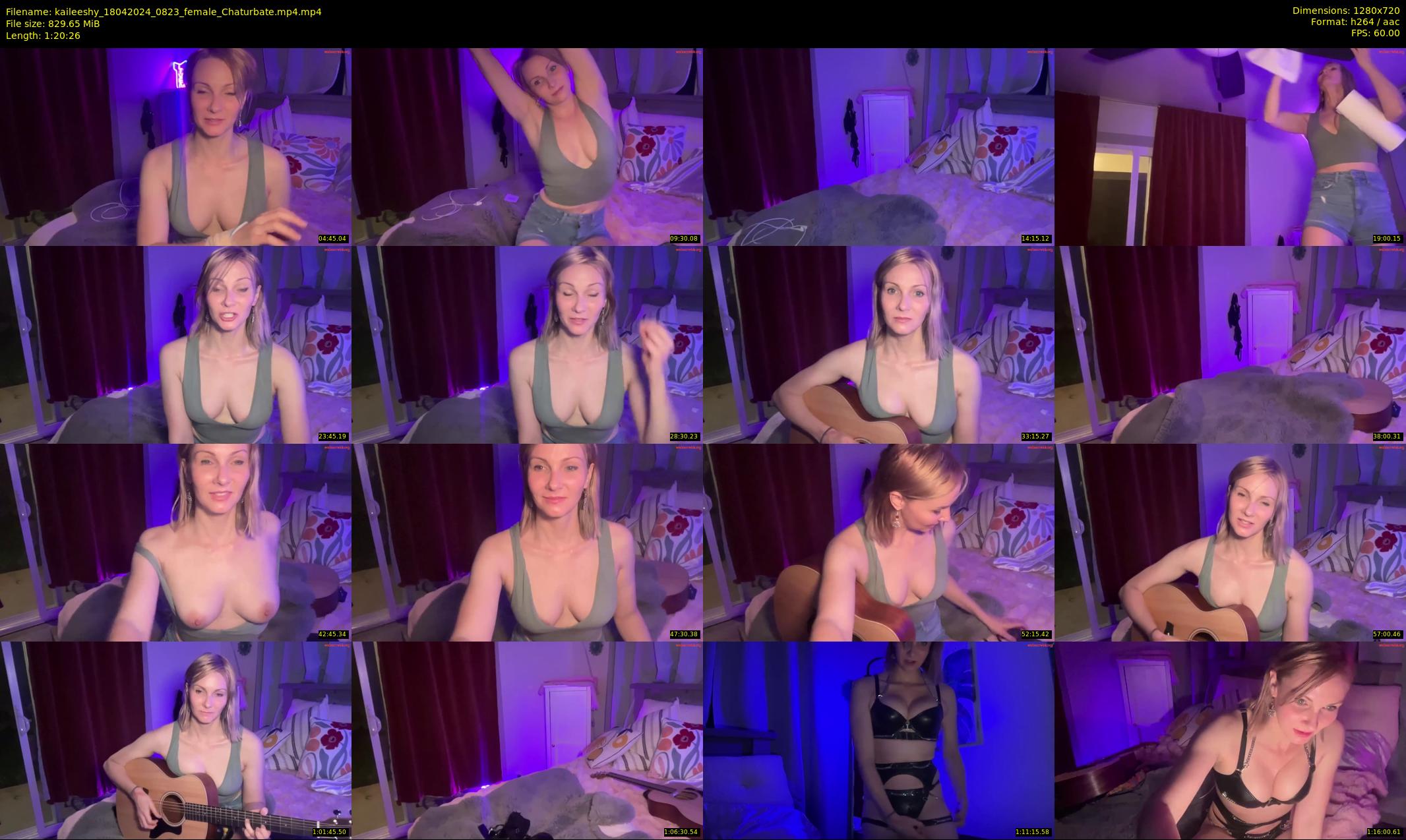 kaileeshy — 81 minute Chaturbate female cam show recording, 720p, Apr 18, 2024