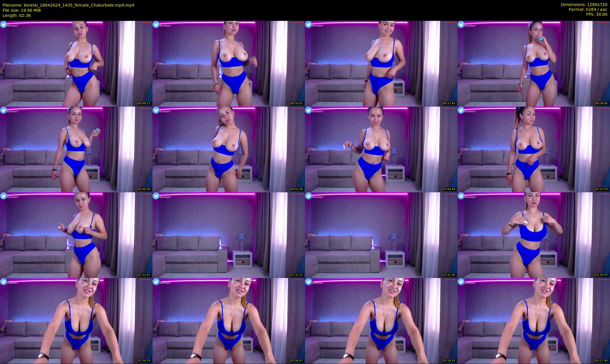 kerelai — 3 minute Chaturbate female cam show recording, 720p, Apr 18, 2024