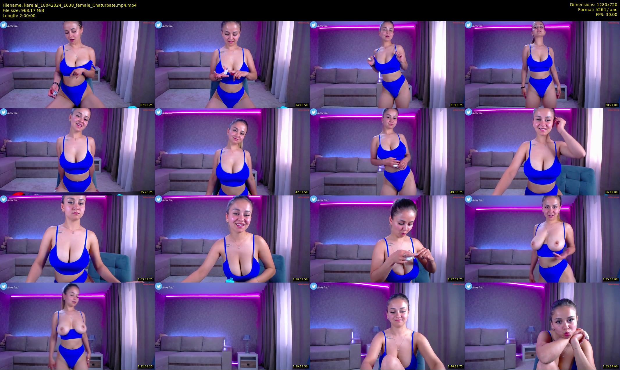 kerelai — 120 minute Chaturbate female cam show recording, 720p, Apr 18, 2024