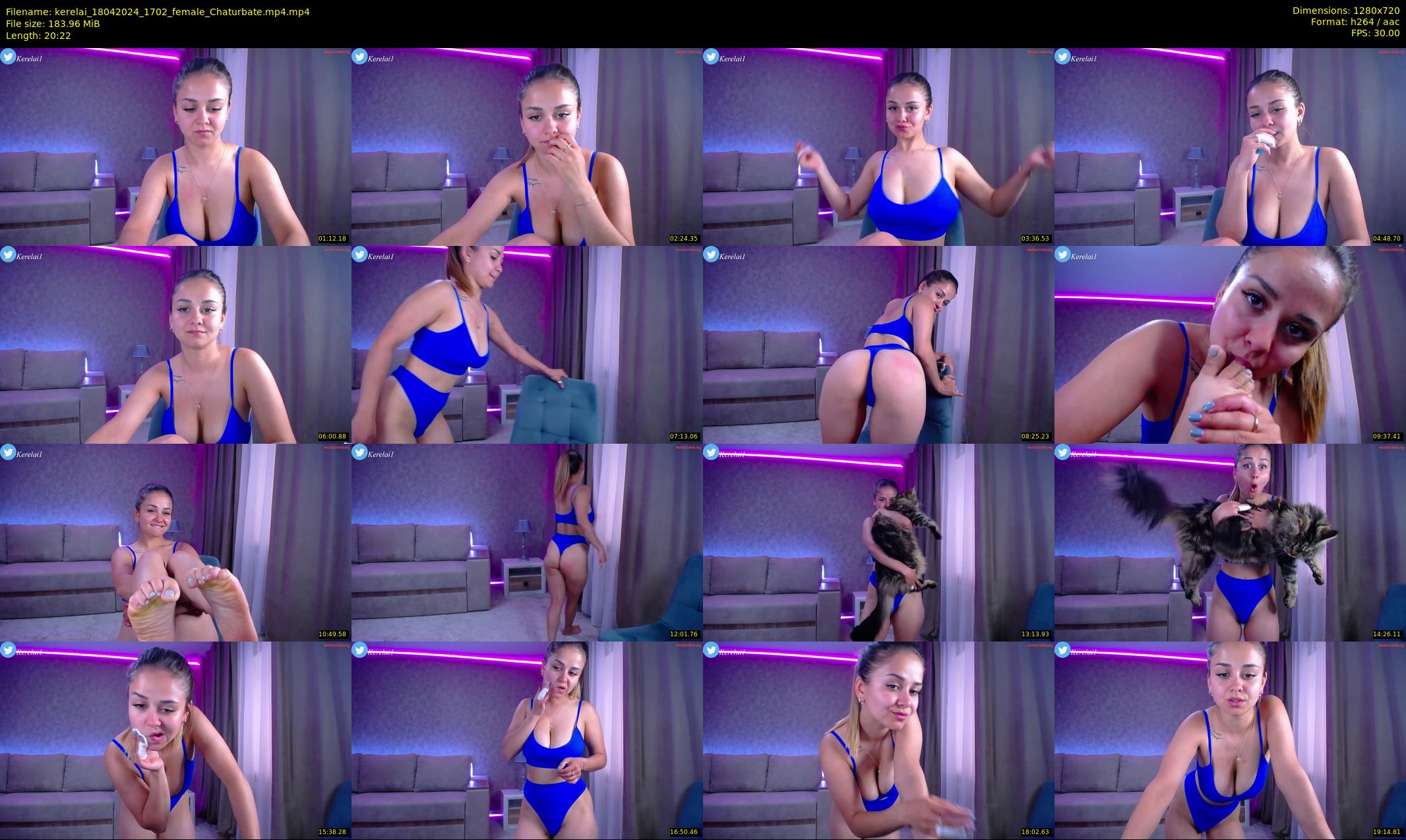kerelai — 21 minute Chaturbate female cam show recording, 720p, Apr 18, 2024