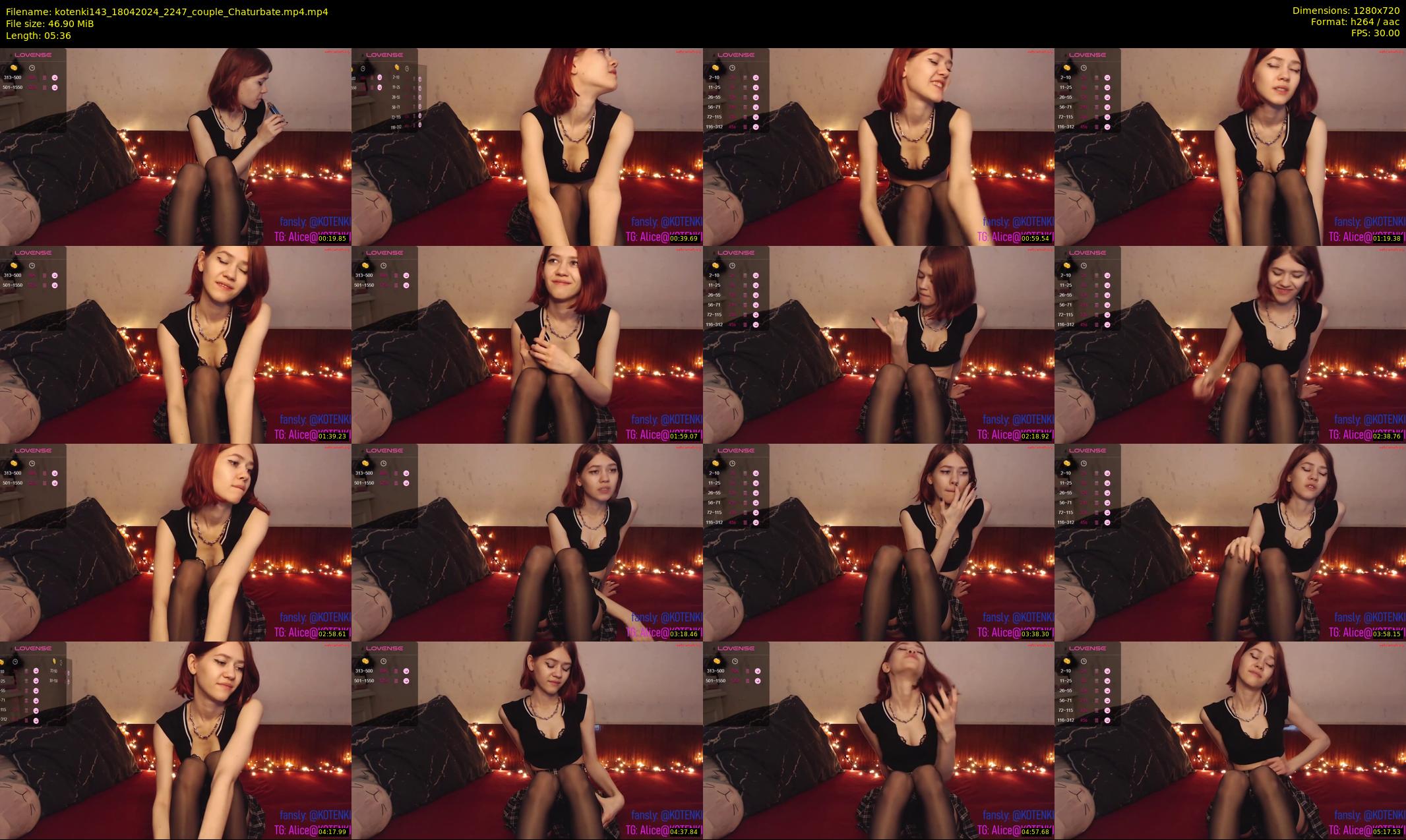 kotenki143 — 6 minute Chaturbate couple cam show recording, 720p, Apr 18, 2024