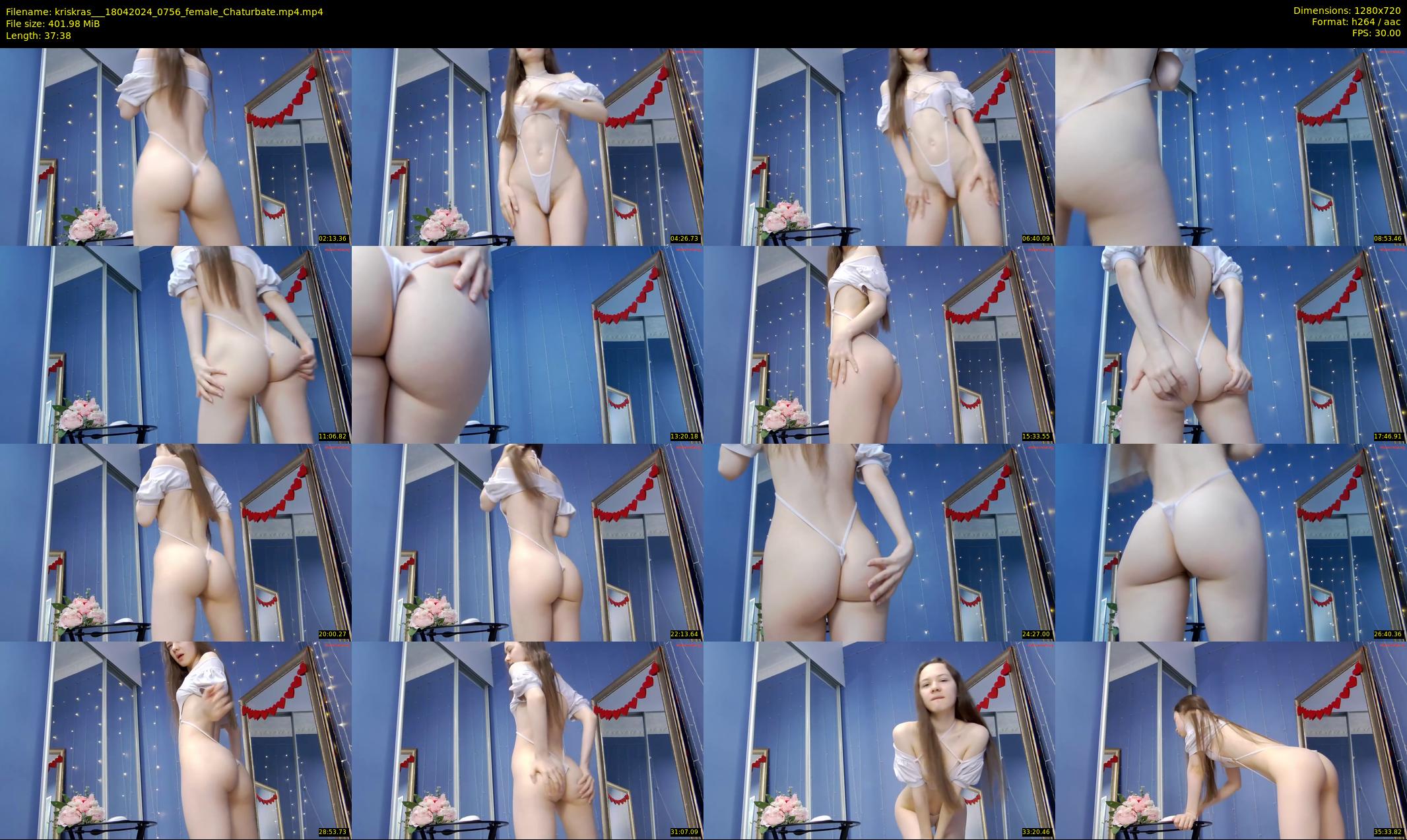 kriskras__ — 38 minute Chaturbate female cam show recording, 720p, Apr 18, 2024
