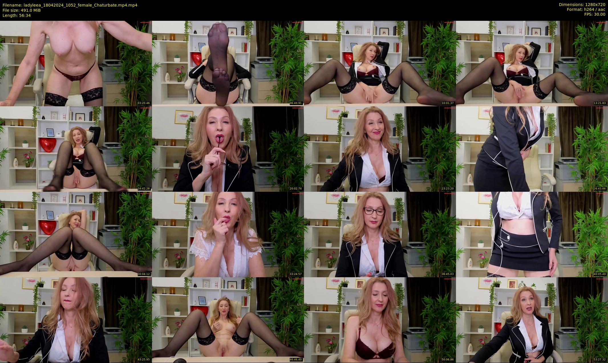 ladyleea — 57 minute Chaturbate female cam show recording, 720p, Apr 18, 2024