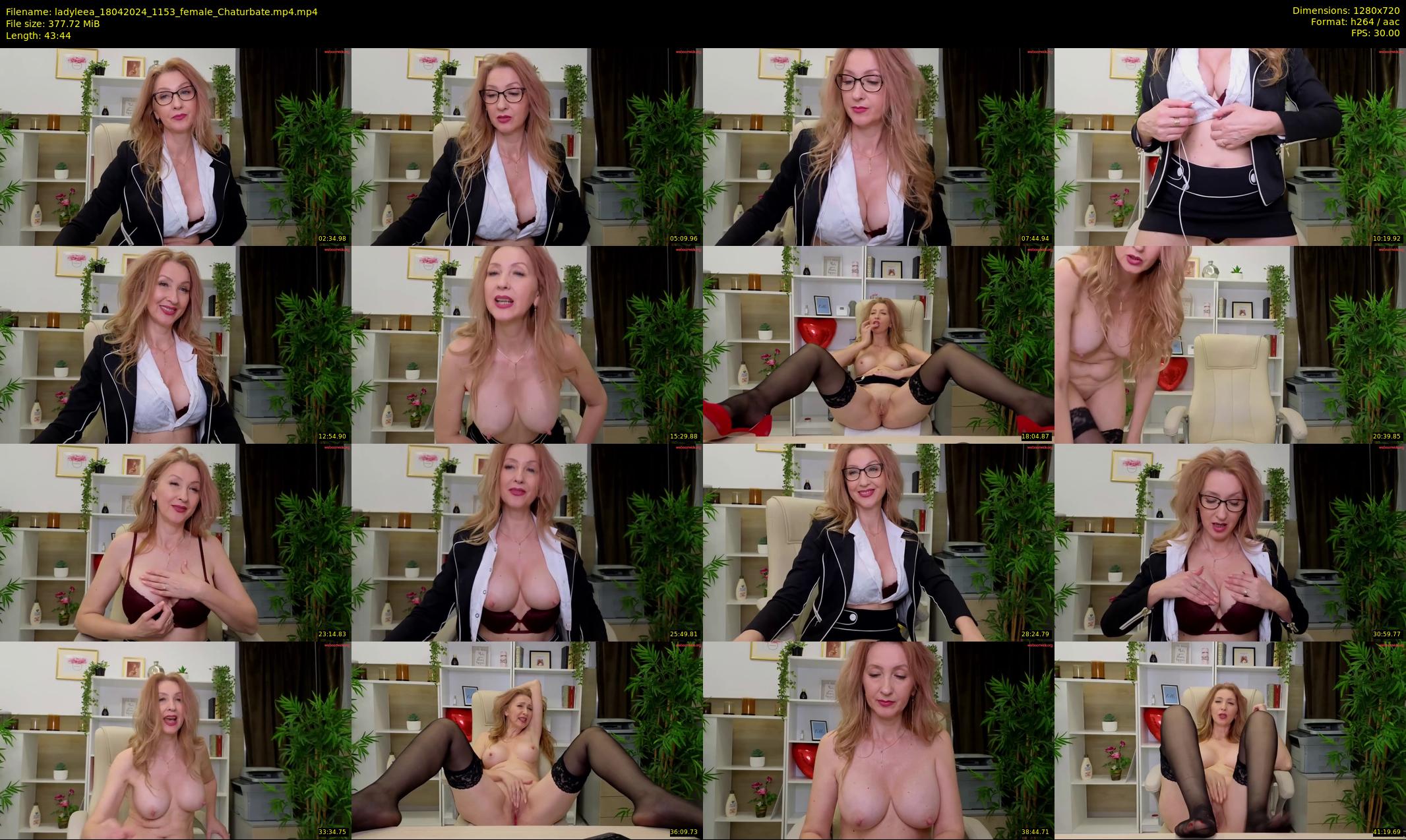 ladyleea — 44 minute Chaturbate female cam show recording, 720p, Apr 18, 2024