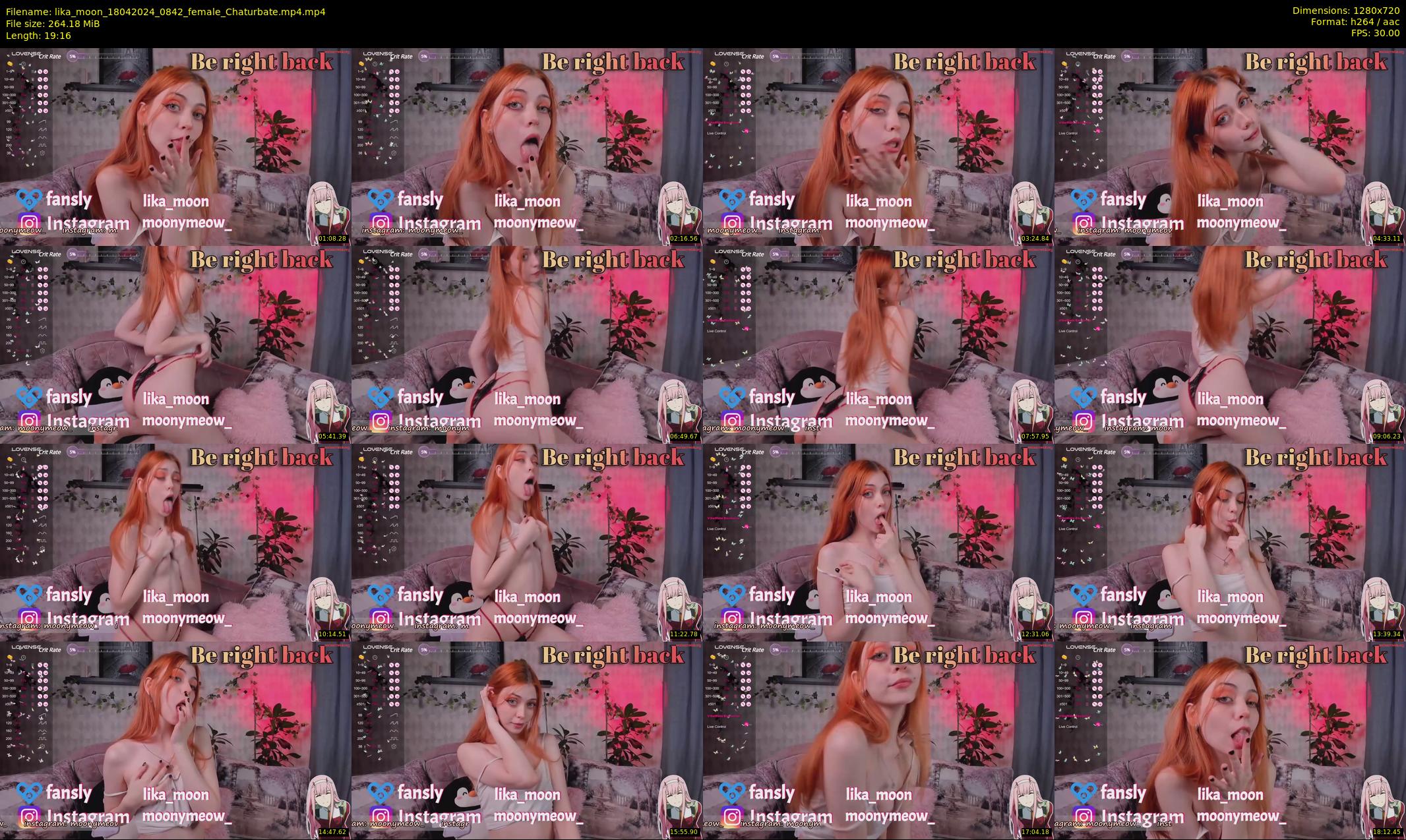 lika_moon — 20 minute Chaturbate female cam show recording, 720p, Apr 18, 2024