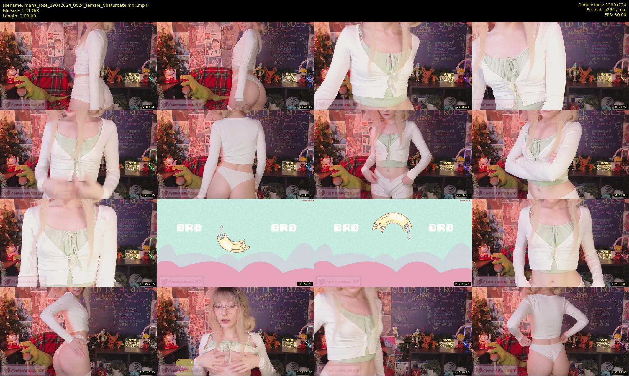 mana_rose — 120 minute Chaturbate female cam show recording, 720p, Apr 19, 2024