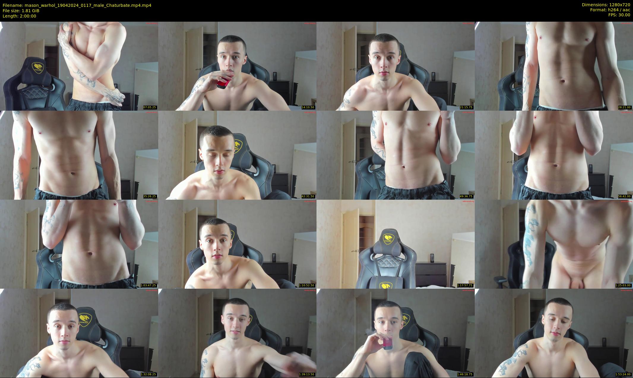 mason_warhol — 120 minute Chaturbate male cam show recording, 720p, Apr 19, 2024
