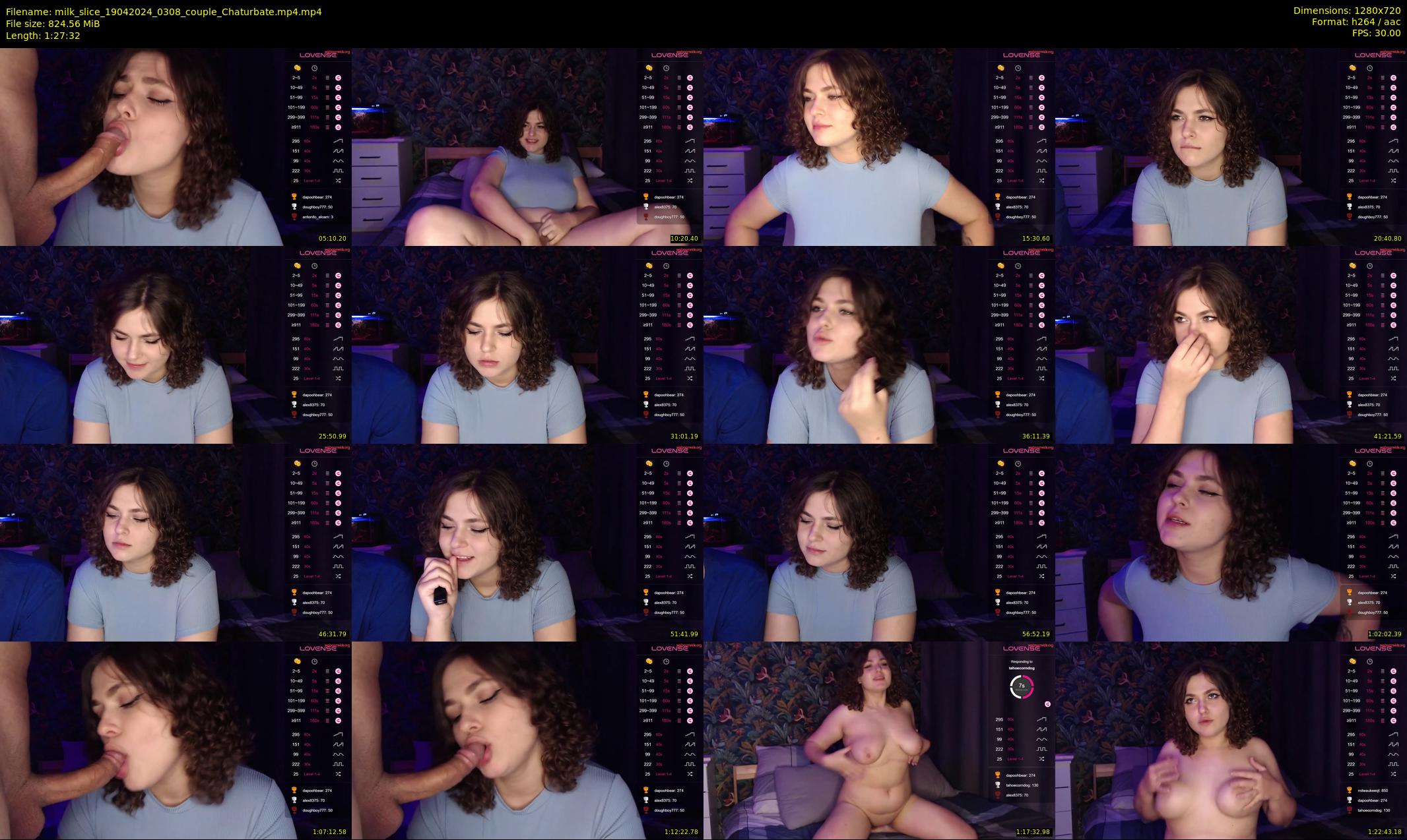 milk_slice — 88 minute Chaturbate couple cam show recording, 720p, Apr 19, 2024