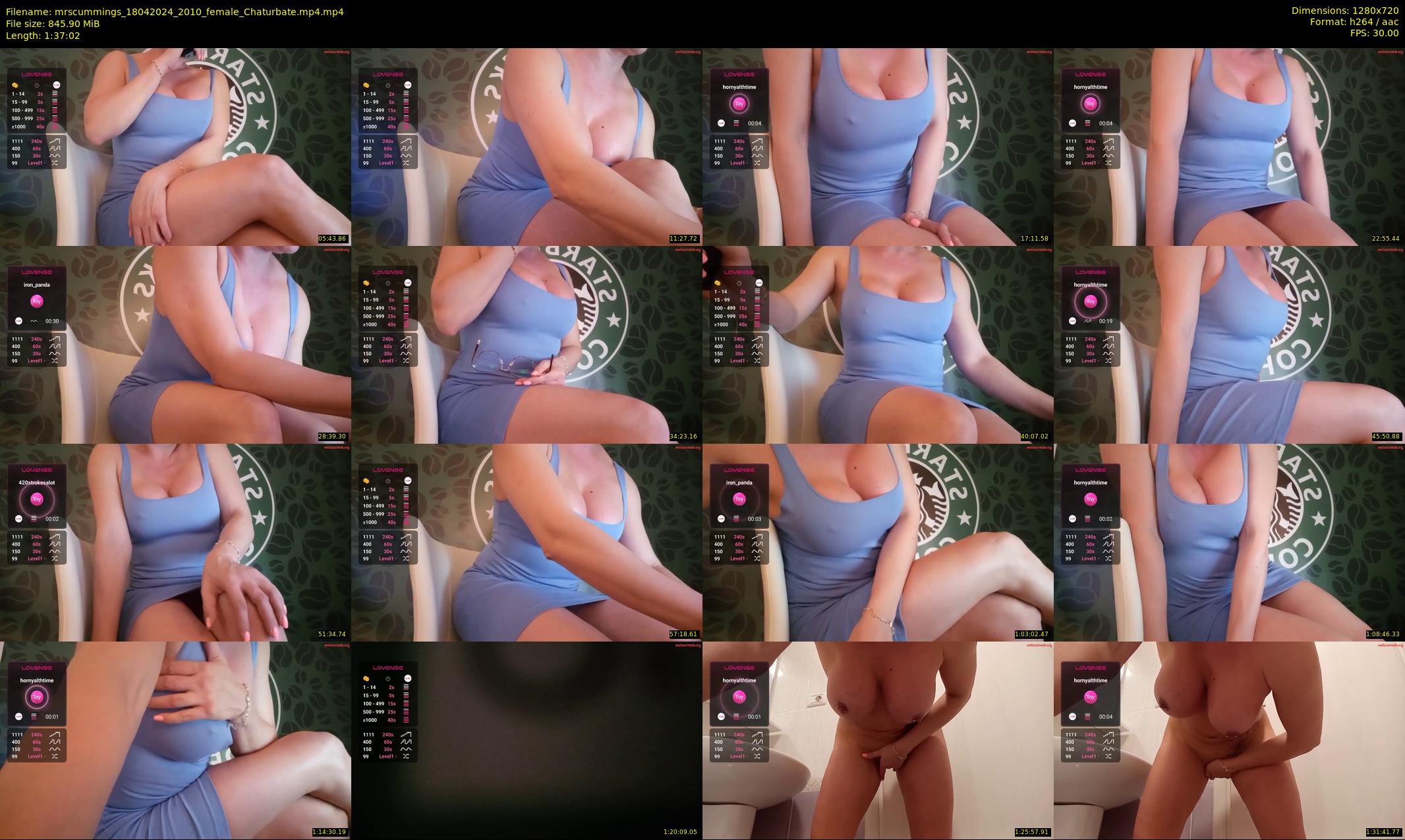 mrscummings — 98 minute Chaturbate female cam show recording, 720p, Apr 18, 2024