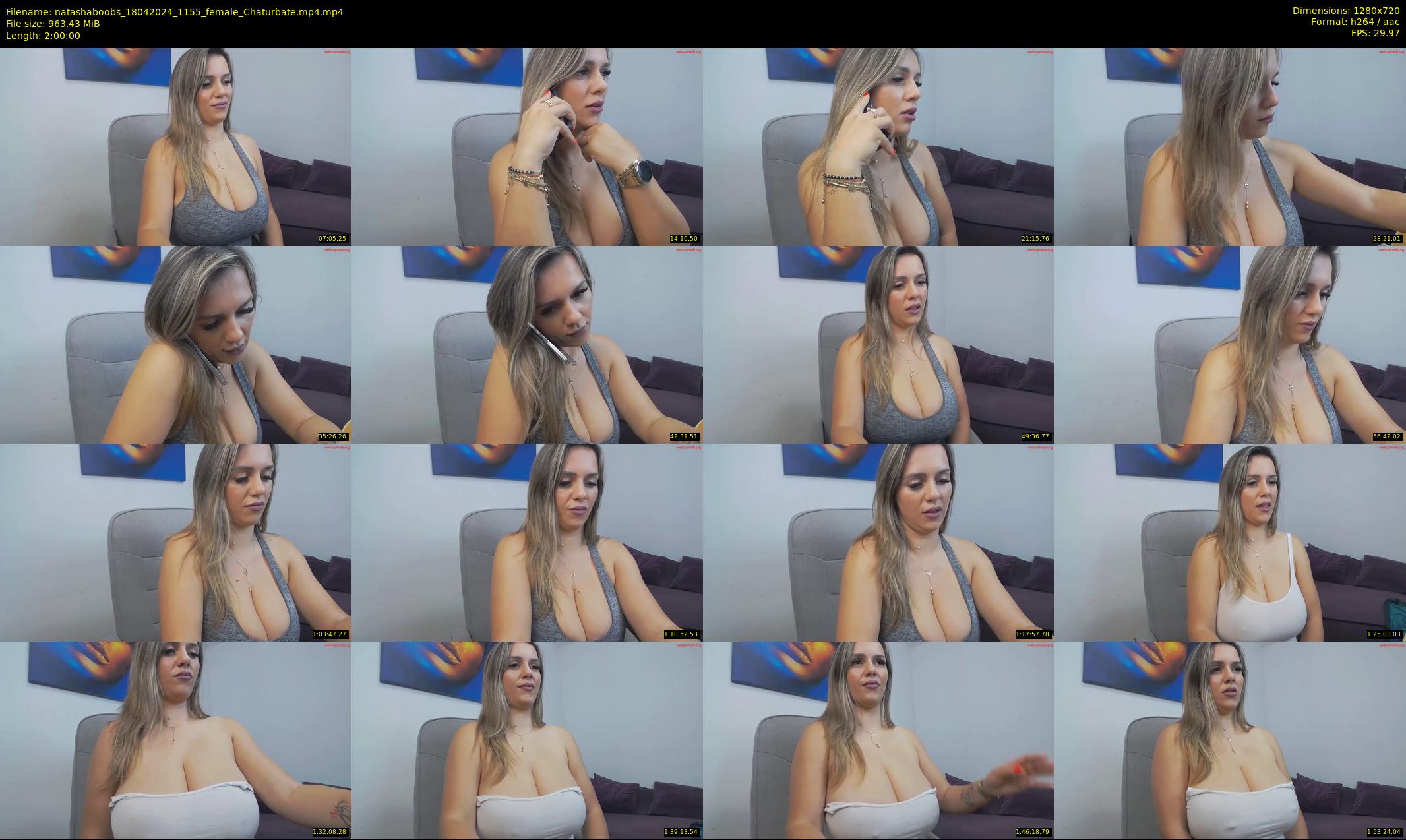 natashaboobs — 120 minute Chaturbate female cam show recording, 720p, Apr 18, 2024