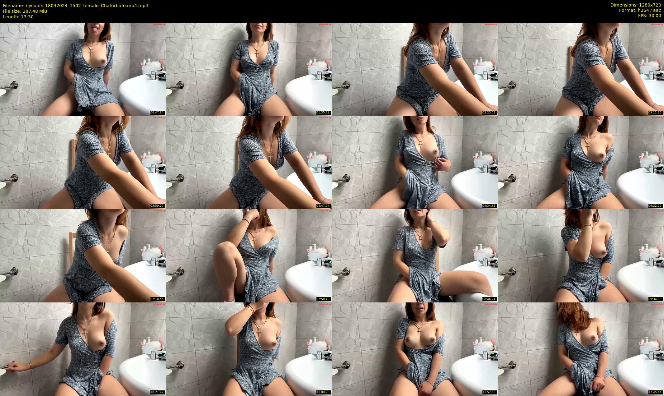 nyconik — 14 minute Chaturbate female cam show recording, 720p, Apr 18, 2024