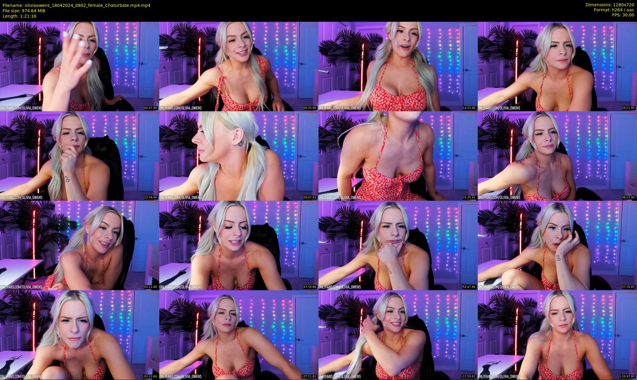 oliviaowens — 82 minute Chaturbate female cam show recording, 720p, Apr 18, 2024