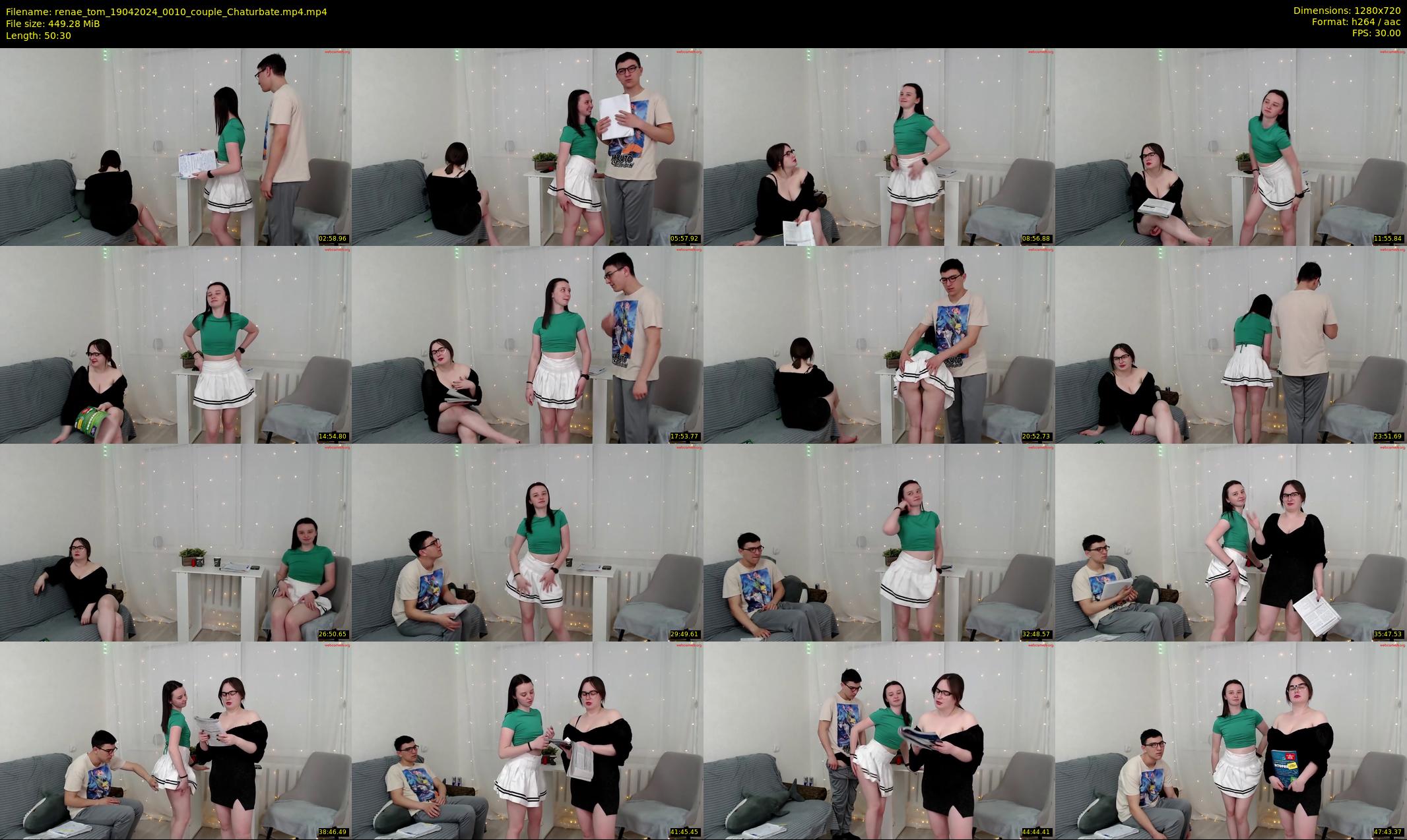 renae_tom — 51 minute Chaturbate couple cam show recording, 720p, Apr 19, 2024