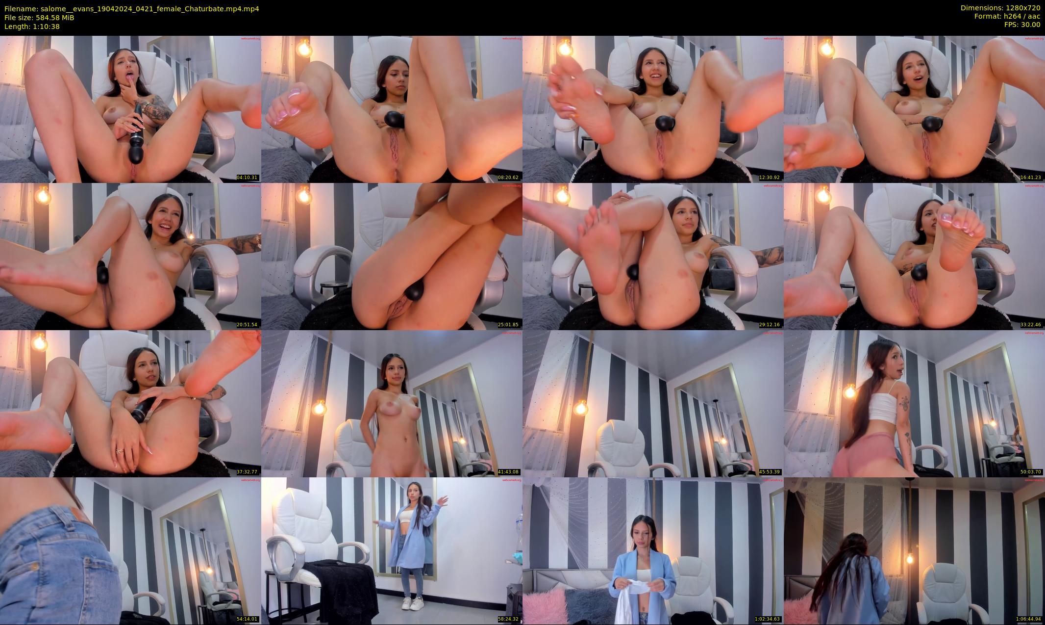 salome__evans — 71 minute Chaturbate female cam show recording, 720p, Apr 19, 2024