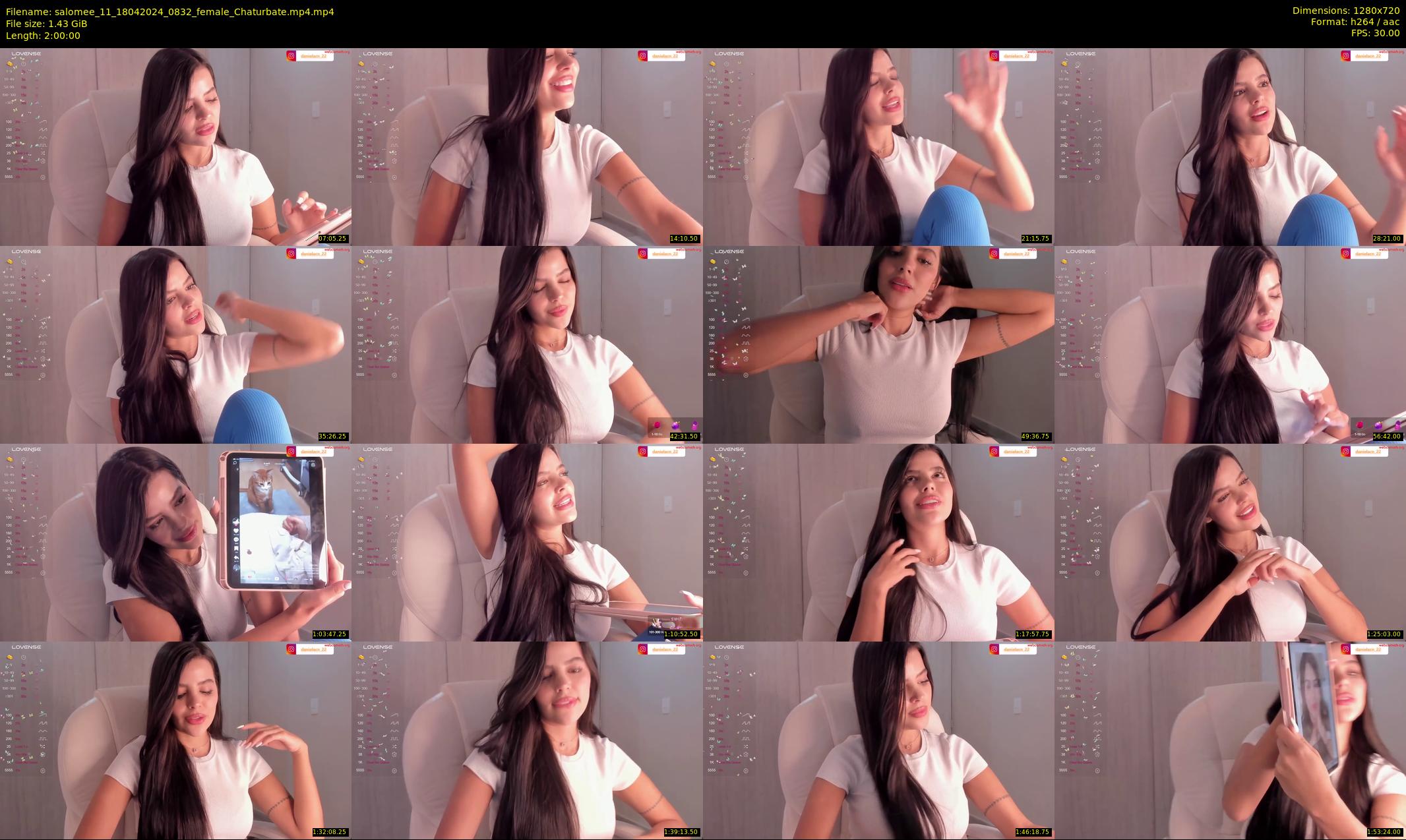 salomee_11 — 120 minute Chaturbate female cam show recording, 720p, Apr 18, 2024