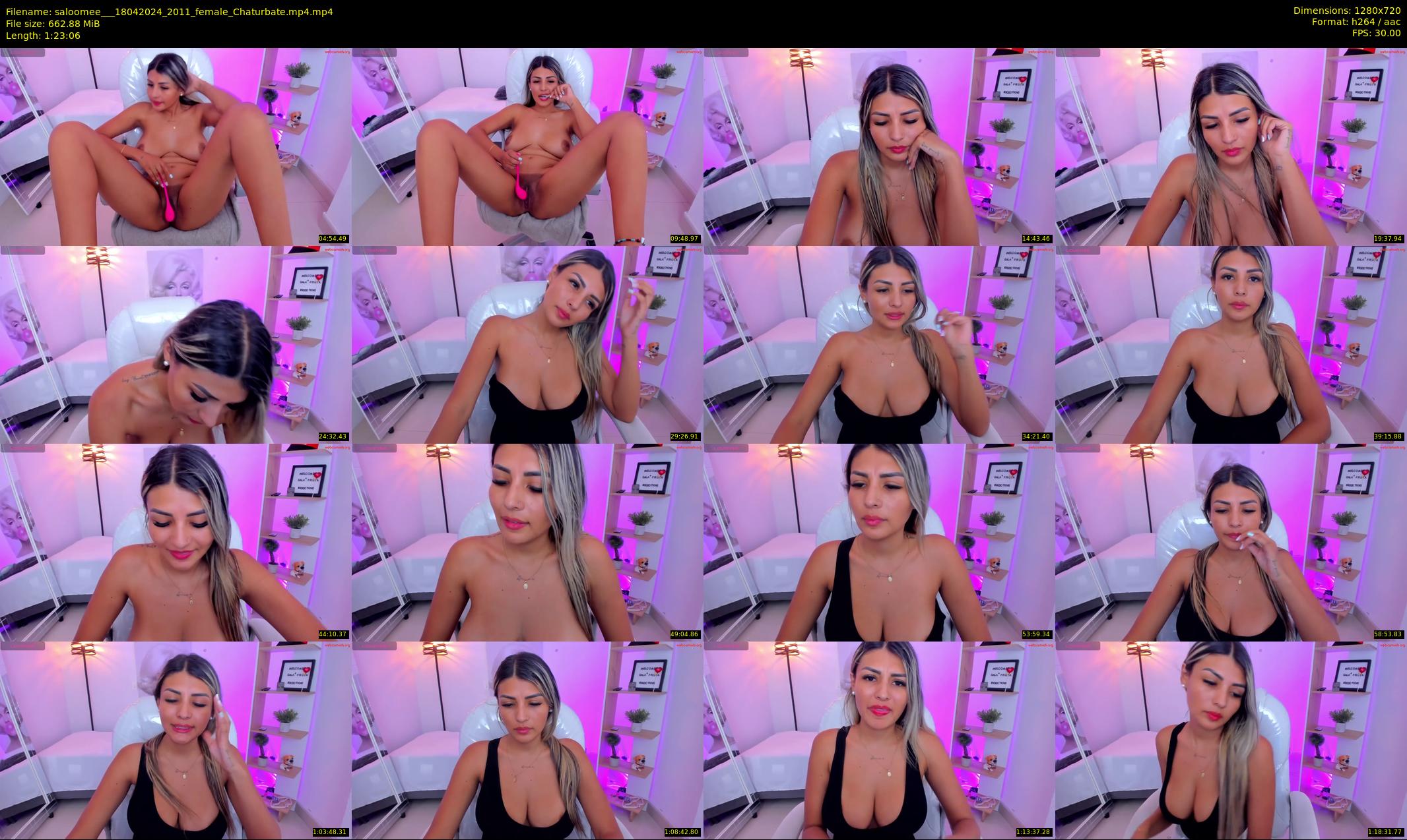 saloomee__ — 84 minute Chaturbate female cam show recording, 720p, Apr 18, 2024