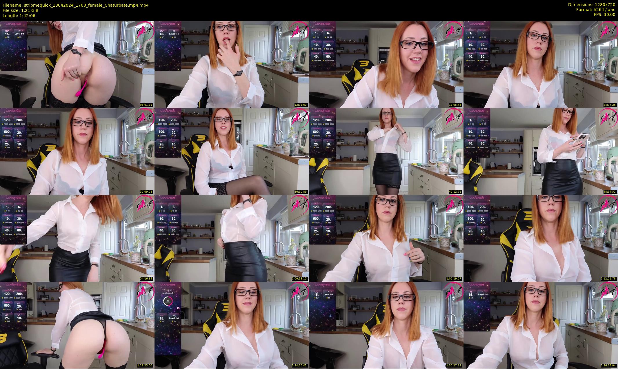 stripmequick — 103 minute Chaturbate female cam show recording, 720p, Apr 18, 2024