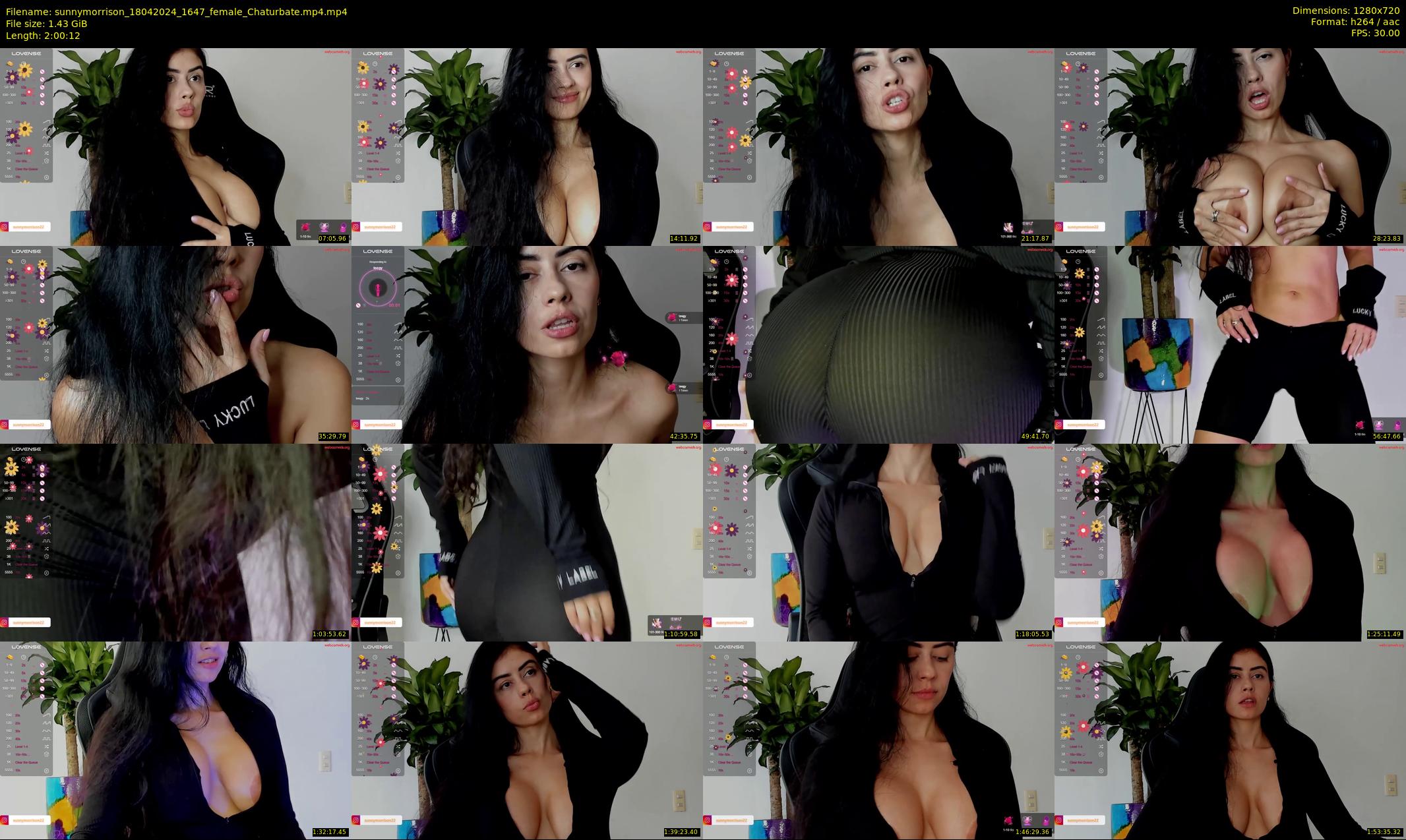 sunnymorrison — 121 minute Chaturbate female cam show recording, 720p, Apr 18, 2024
