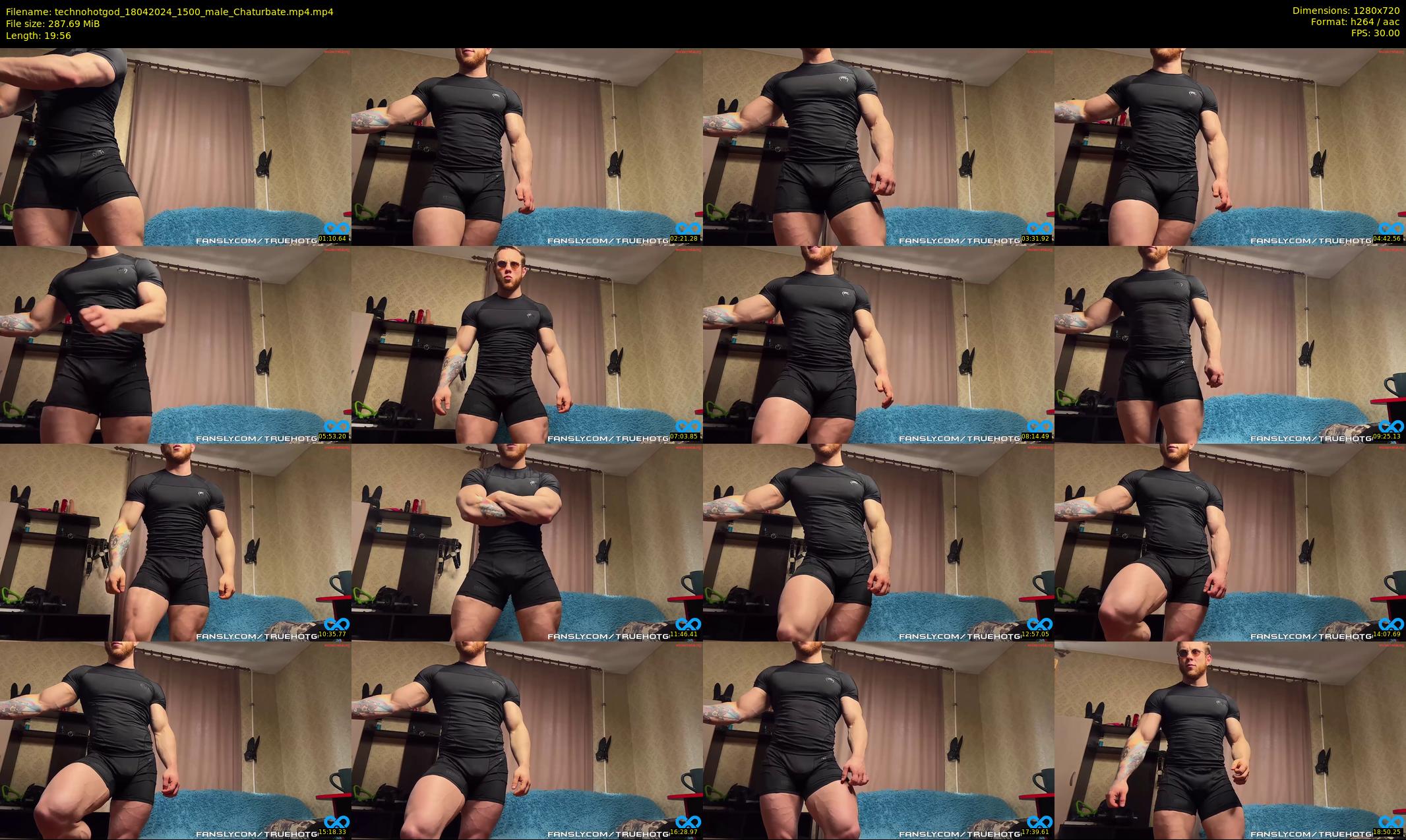 technohotgod — 20 minute Chaturbate male cam show recording, 720p, Apr 18, 2024
