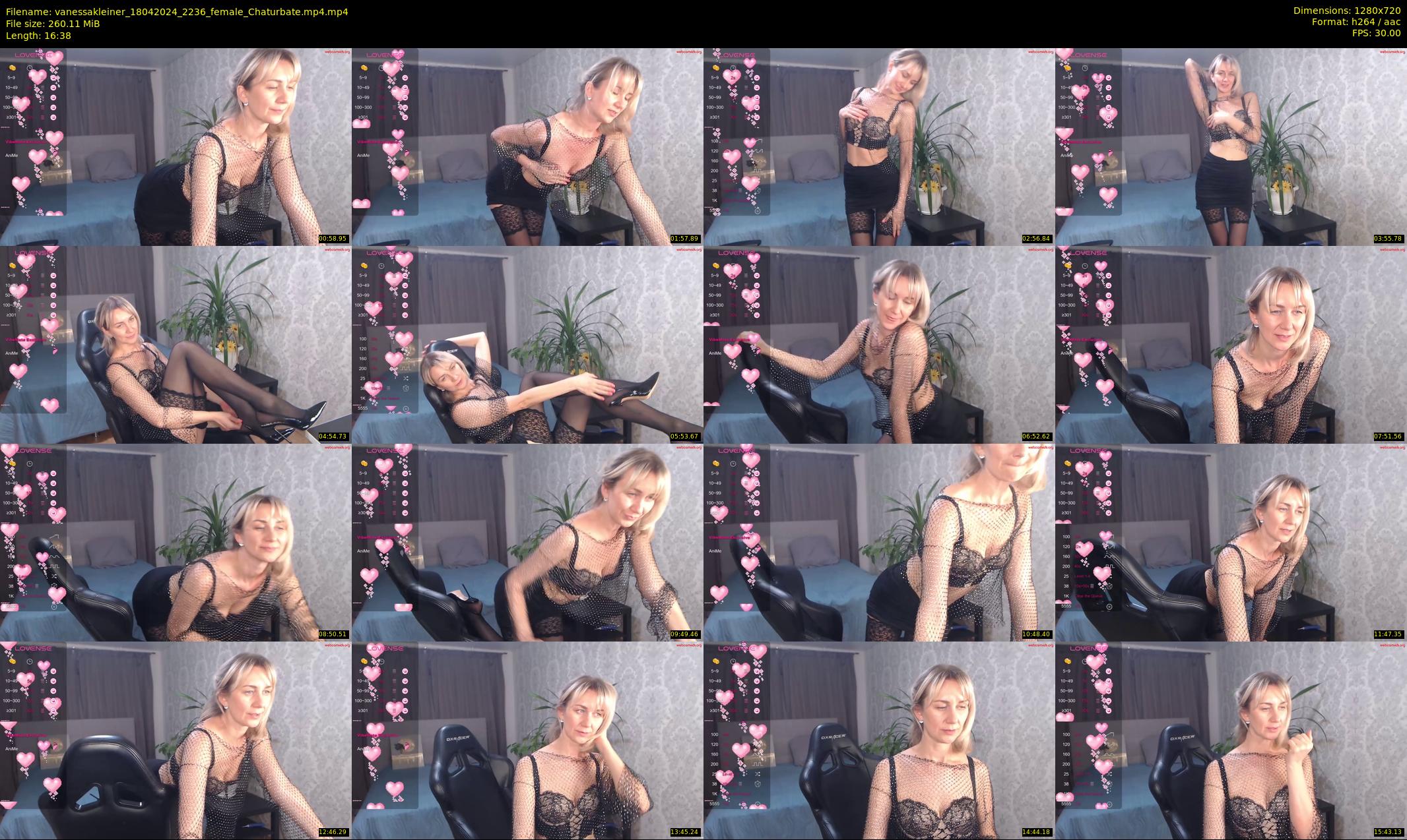 vanessakleiner — 17 minute Chaturbate female cam show recording, 720p, Apr 18, 2024