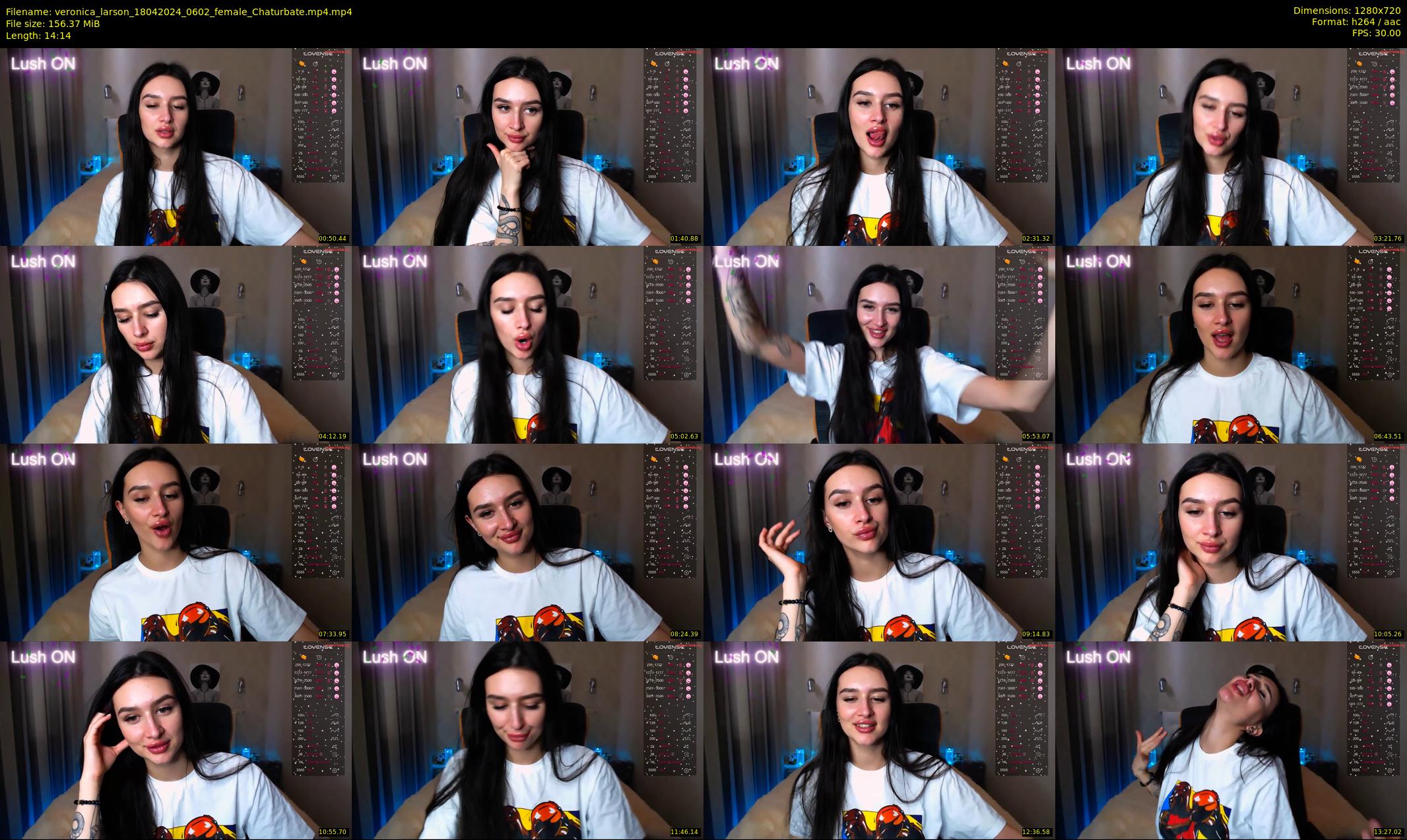 veronica_larson — 15 minute Chaturbate female cam show recording, 720p, Apr 18, 2024