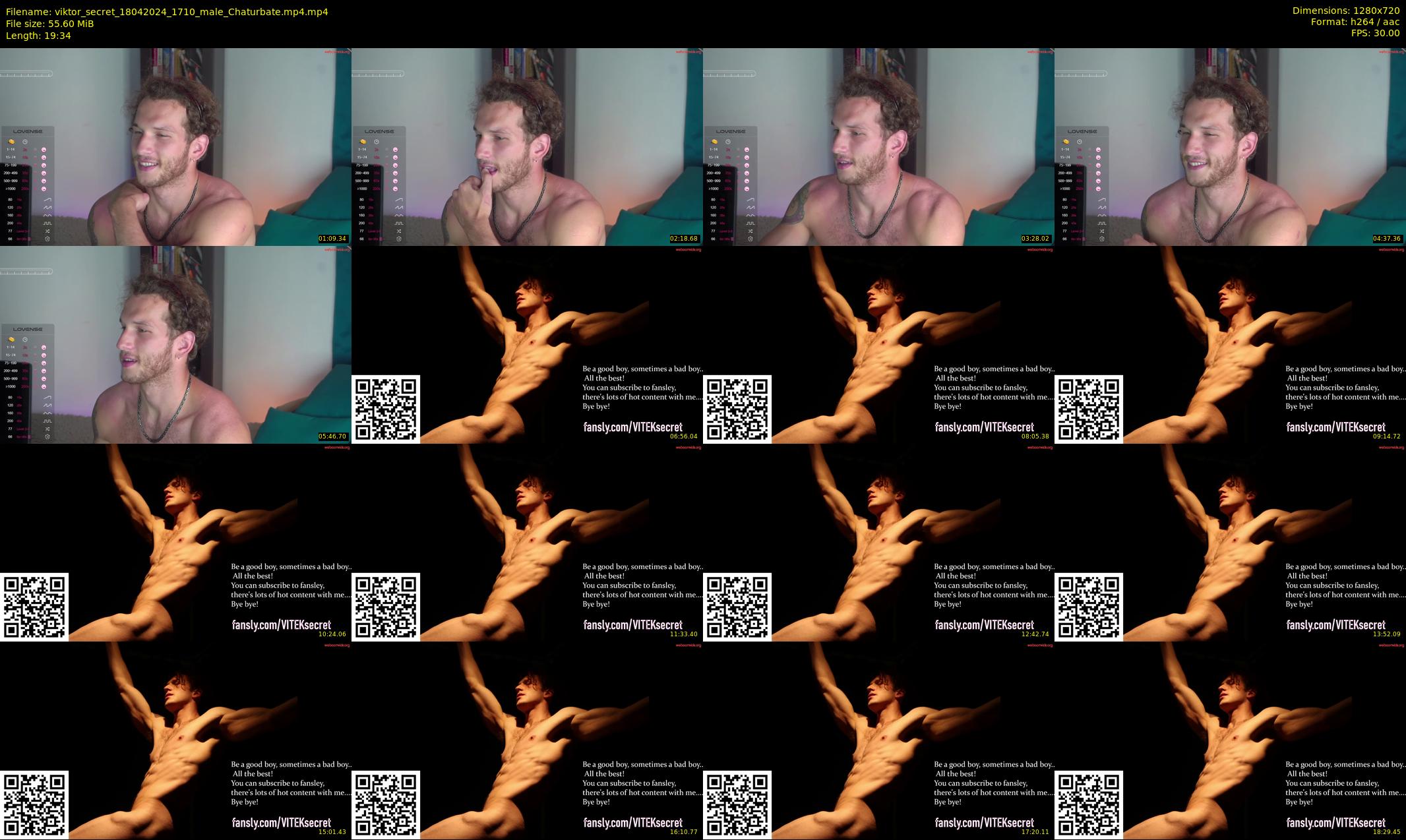 viktor_secret — 20 minute Chaturbate male cam show recording, 720p, Apr 18, 2024