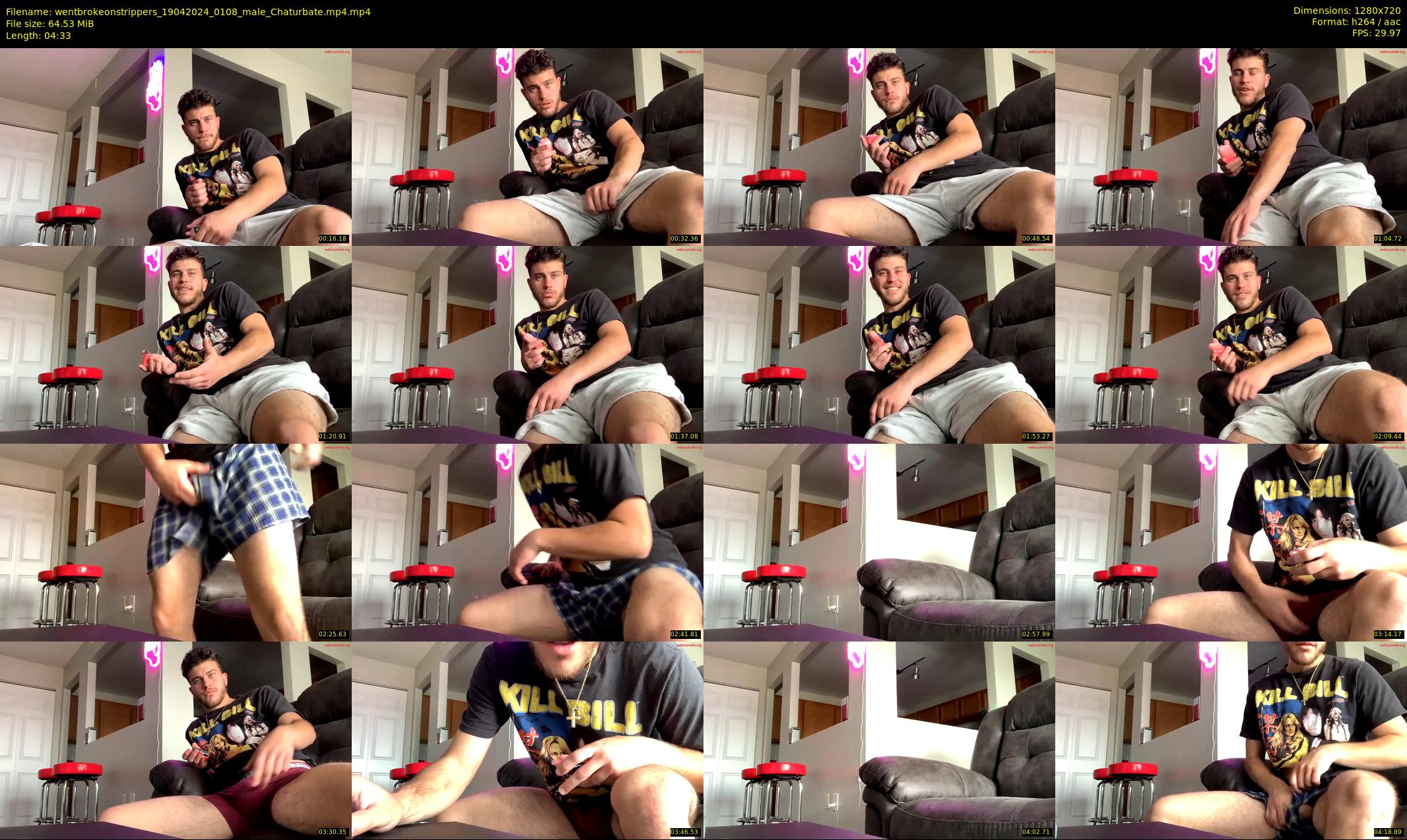 wentbrokeonstrippers — 5 minute Chaturbate male cam show recording, 720p, Apr 19, 2024
