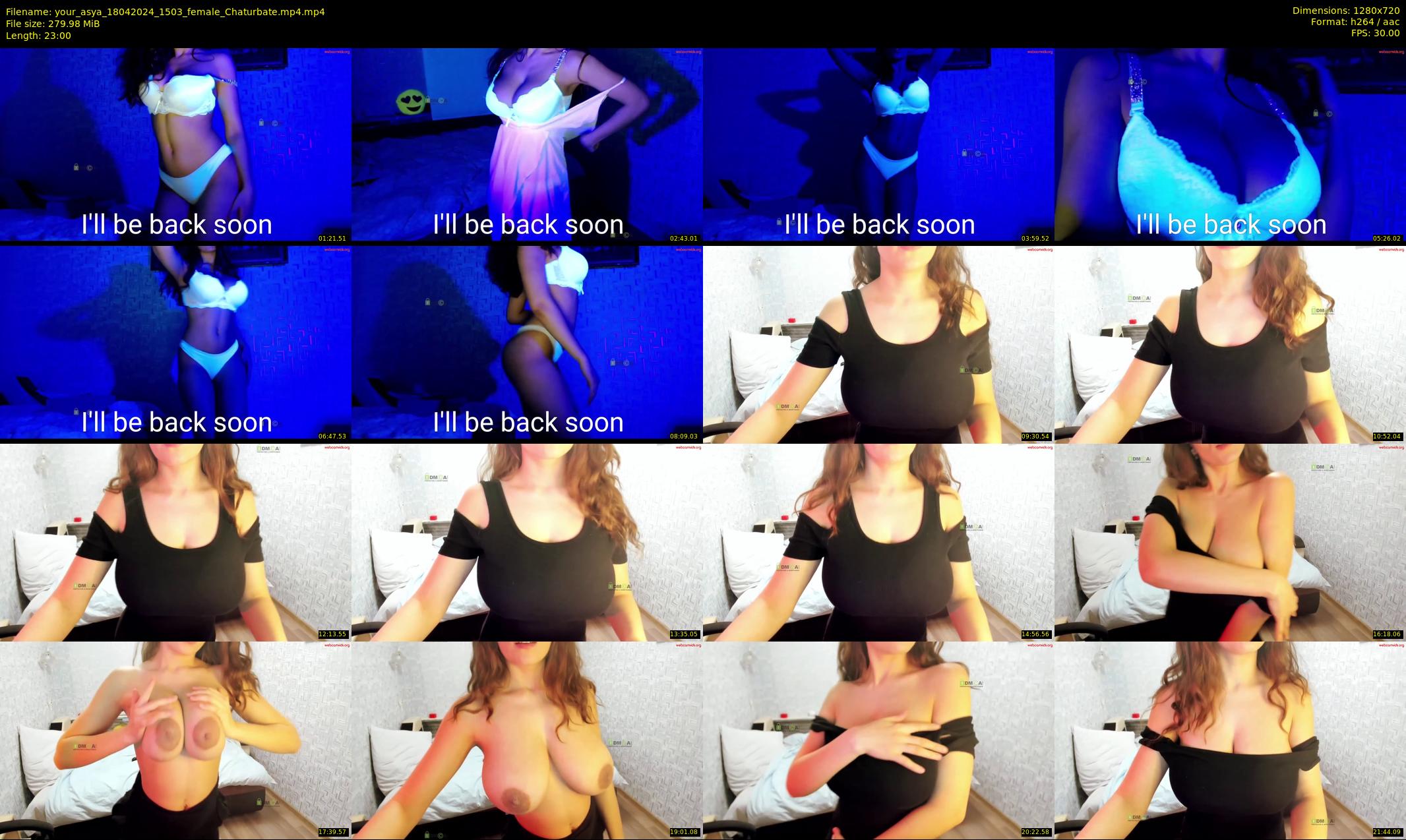 your_asya — 23 minute Chaturbate female cam show recording, 720p, Apr 18, 2024