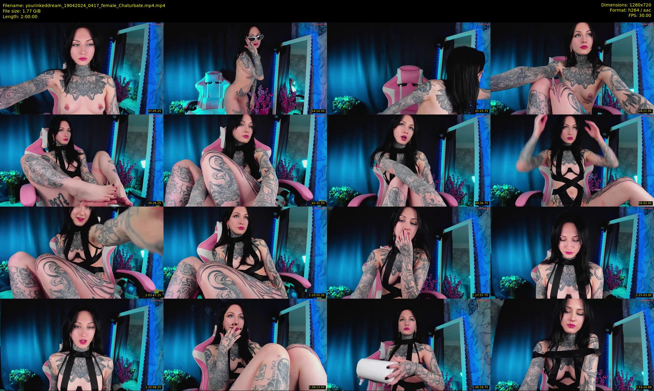 yourinkeddream — 120 minute Chaturbate couple cam show recording, 720p, Apr 19, 2024