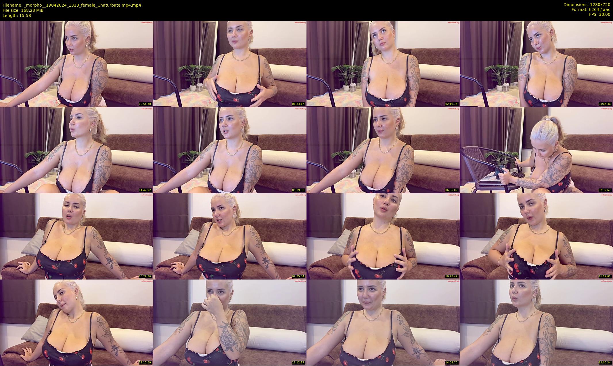 _morpho_ — 16 minute Chaturbate female cam show recording, 720p, Apr 19, 2024