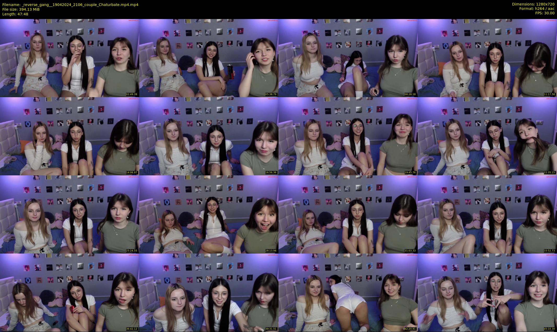 _reverse_gang_ — 48 minute Chaturbate couple cam show recording, 720p, Apr 19, 2024