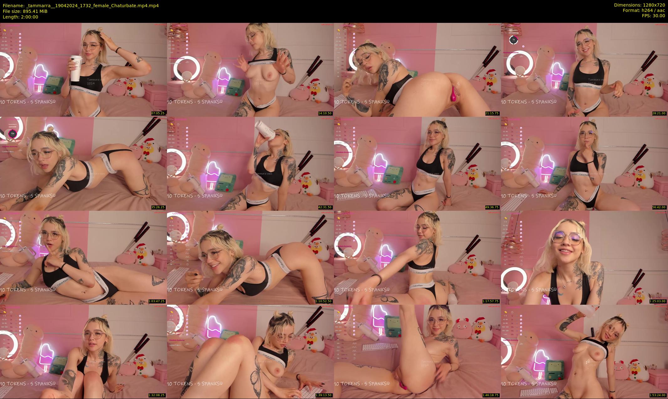 _tammarra_ — 120 minute Chaturbate female cam show recording, 720p, Apr 19, 2024