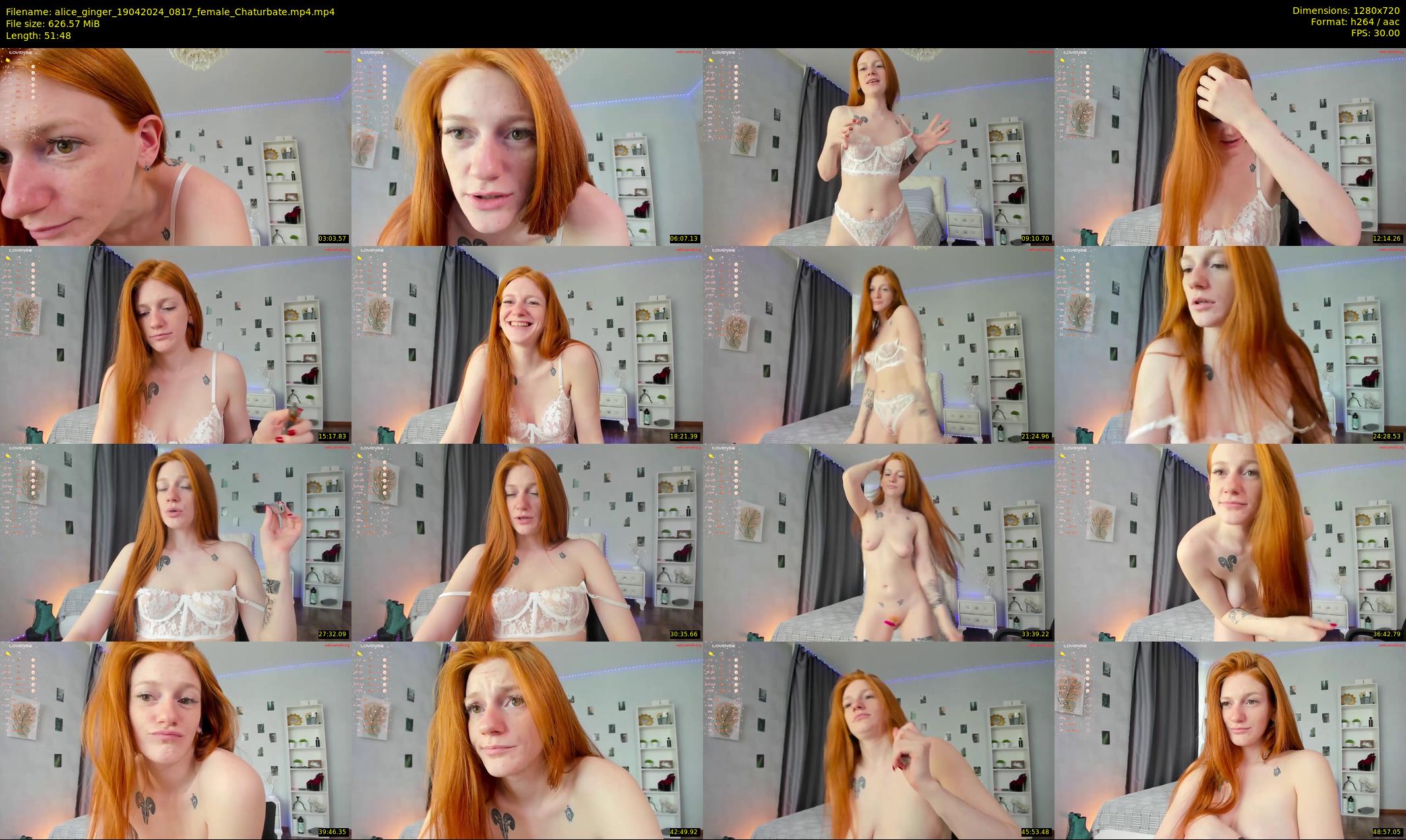 alice_ginger — 52 minute Chaturbate female cam show recording, 720p, Apr 19, 2024