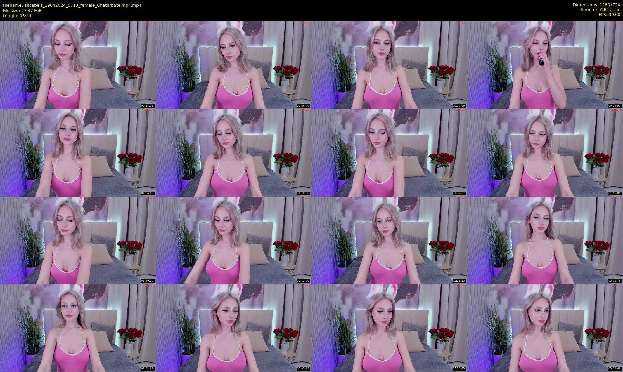 alicebels — 4 minute Chaturbate female cam show recording, 720p, Apr 19, 2024