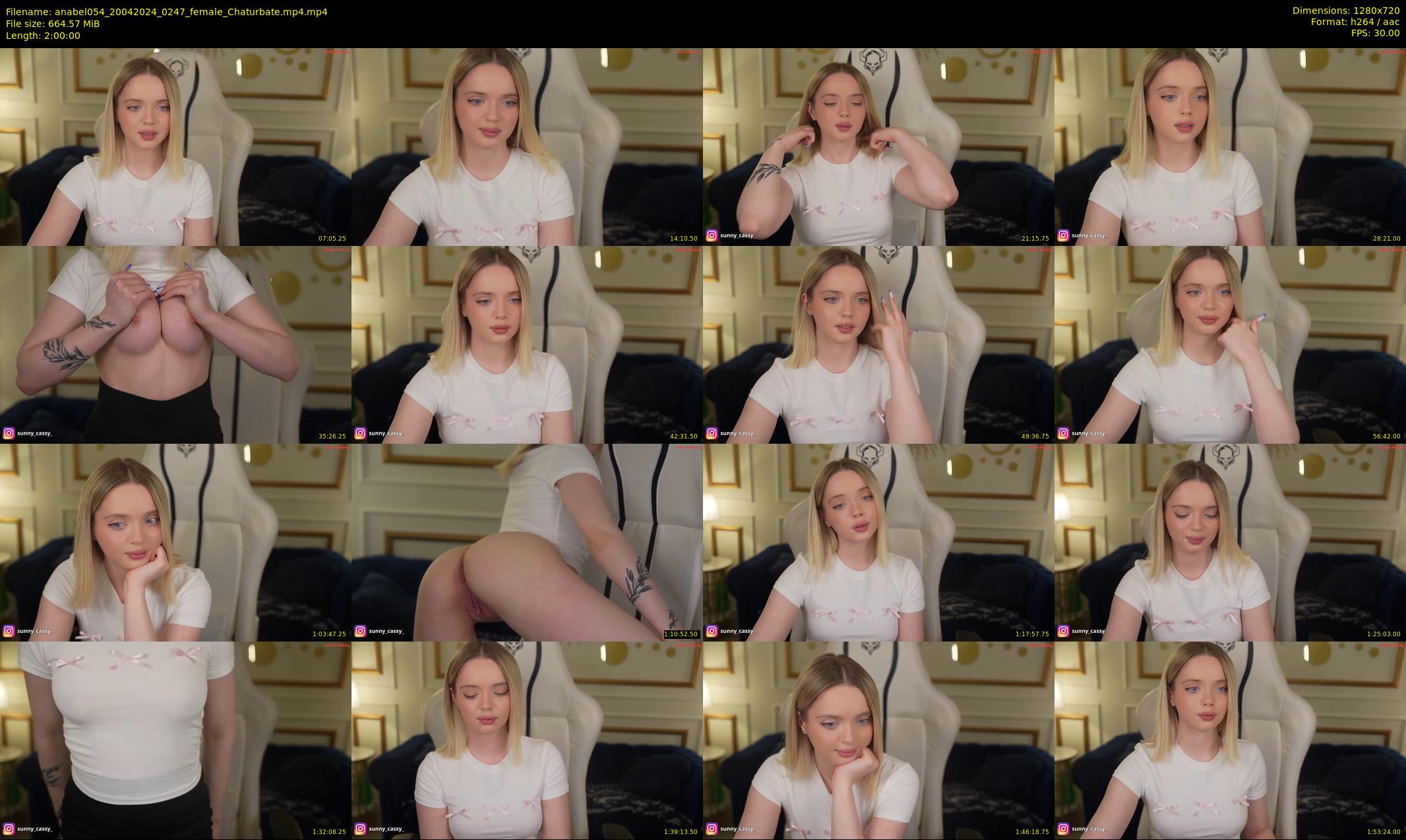 anabel054 — 120 minute Chaturbate female cam show recording, 720p, Apr 20, 2024