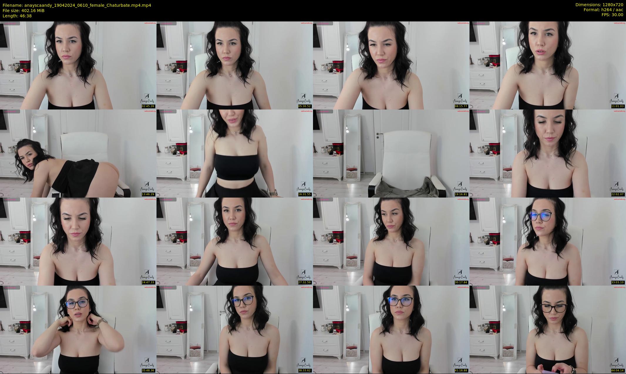 anayscaandy — 47 minute Chaturbate female cam show recording, 720p, Apr 19, 2024