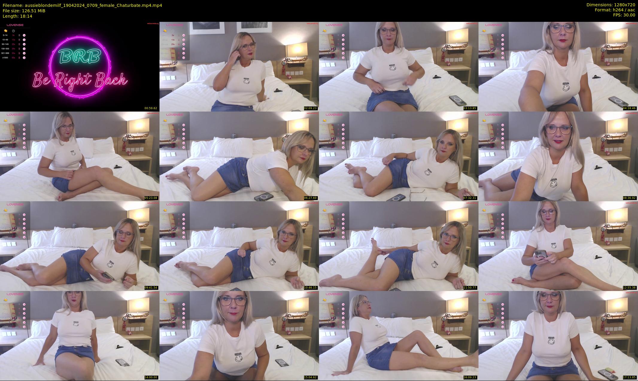 aussieblondemilf — 19 minute Chaturbate female cam show recording, 720p, Apr 19, 2024