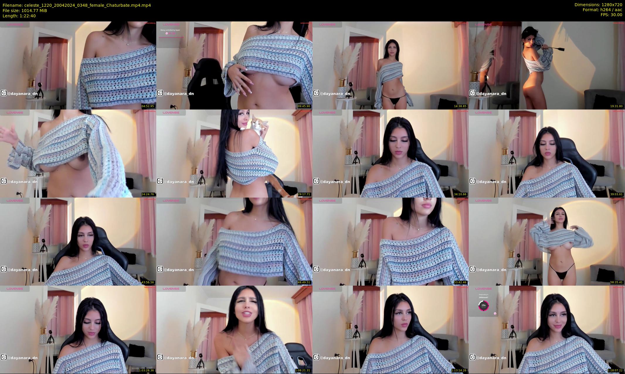 celeste_1220 — 83 minute Chaturbate female cam show recording, 720p, Apr 20, 2024