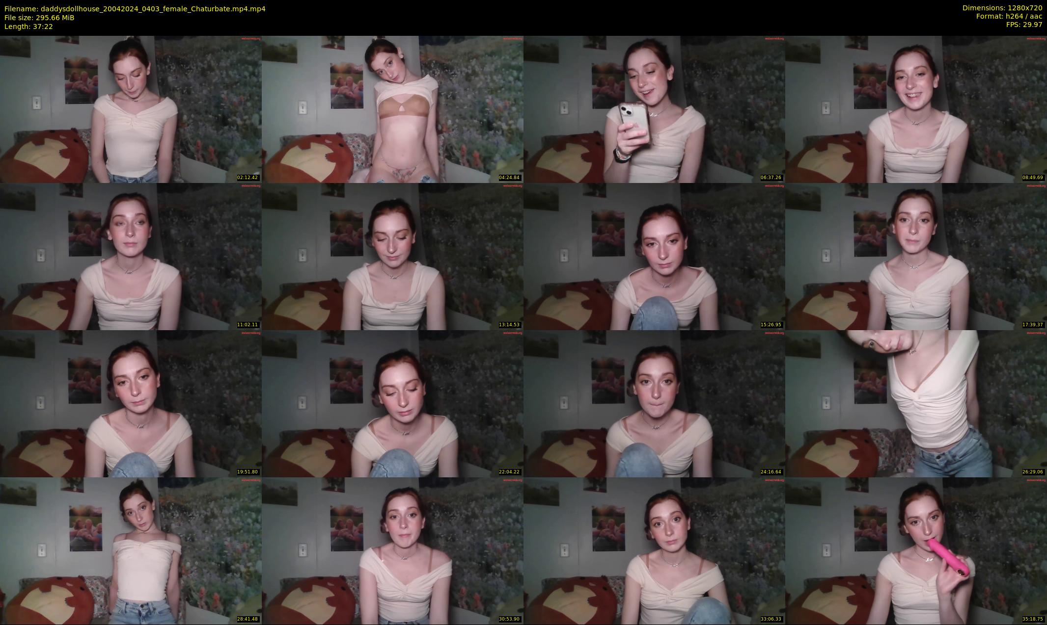 daddysdollhouse — 38 minute Chaturbate female cam show recording, 720p, Apr 20, 2024