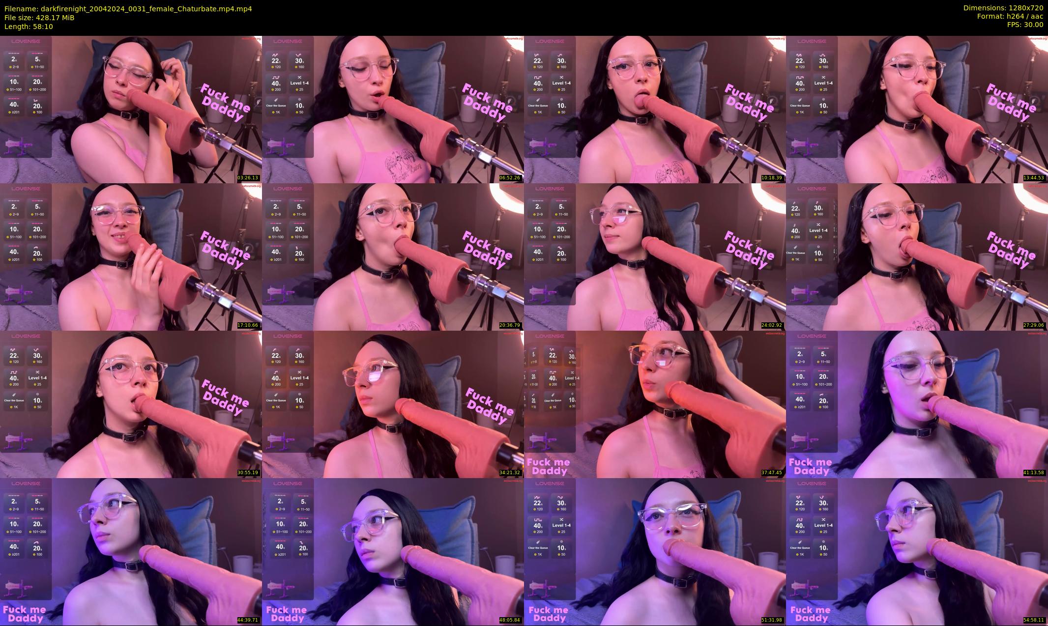 darkfirenight — 59 minute Chaturbate couple cam show recording, 720p, Apr 20, 2024