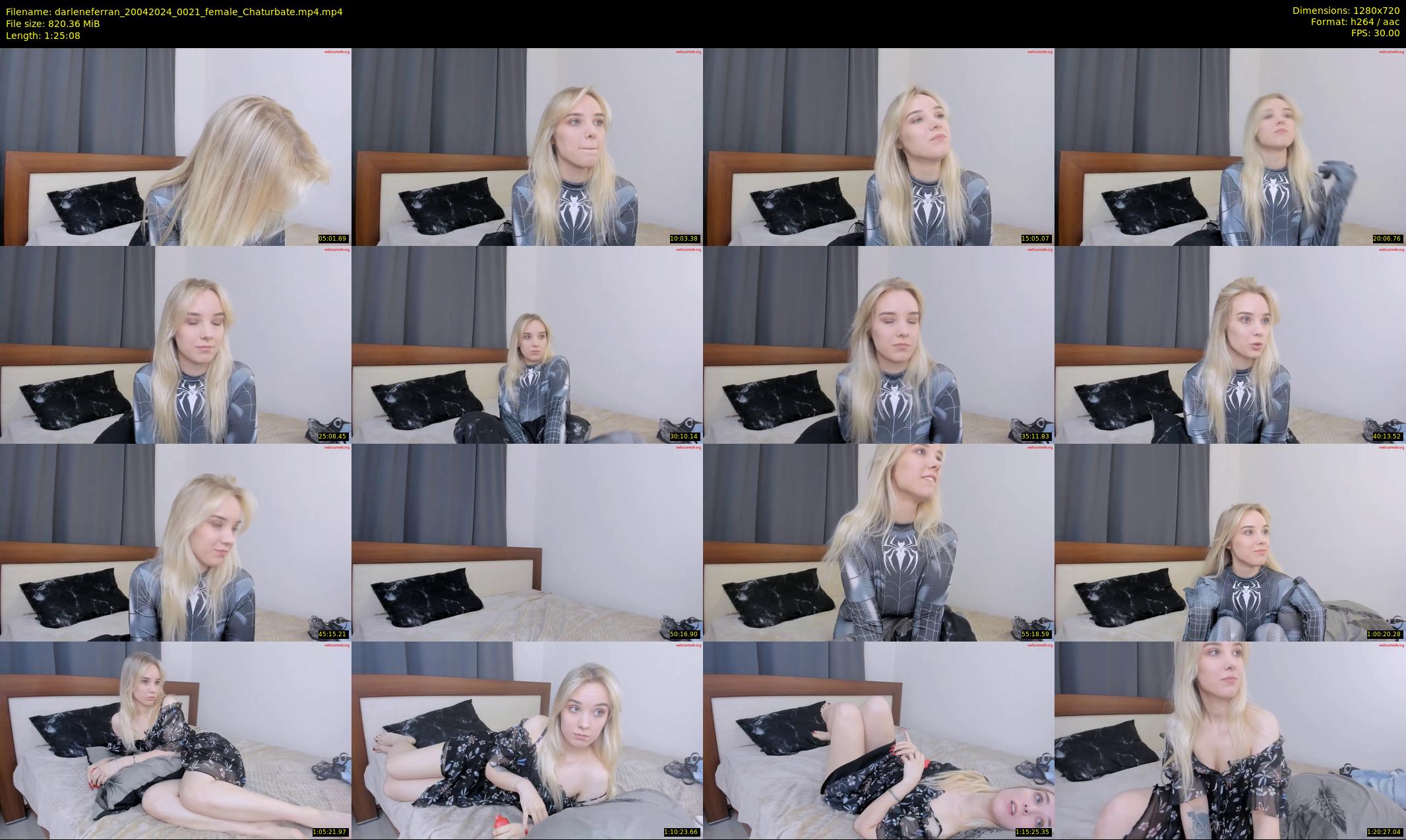 darleneferran — 86 minute Chaturbate female cam show recording, 720p, Apr 20, 2024