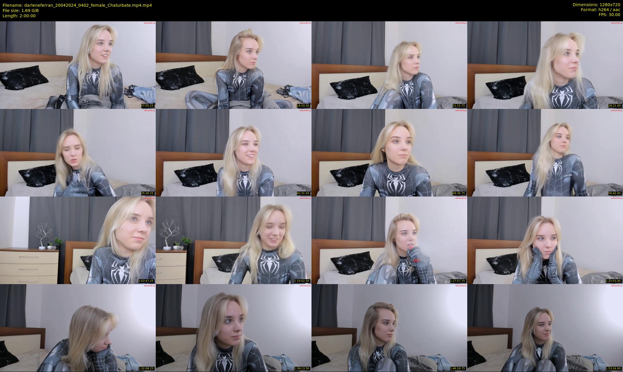 darleneferran — 120 minute Chaturbate female cam show recording, 720p, Apr 20, 2024