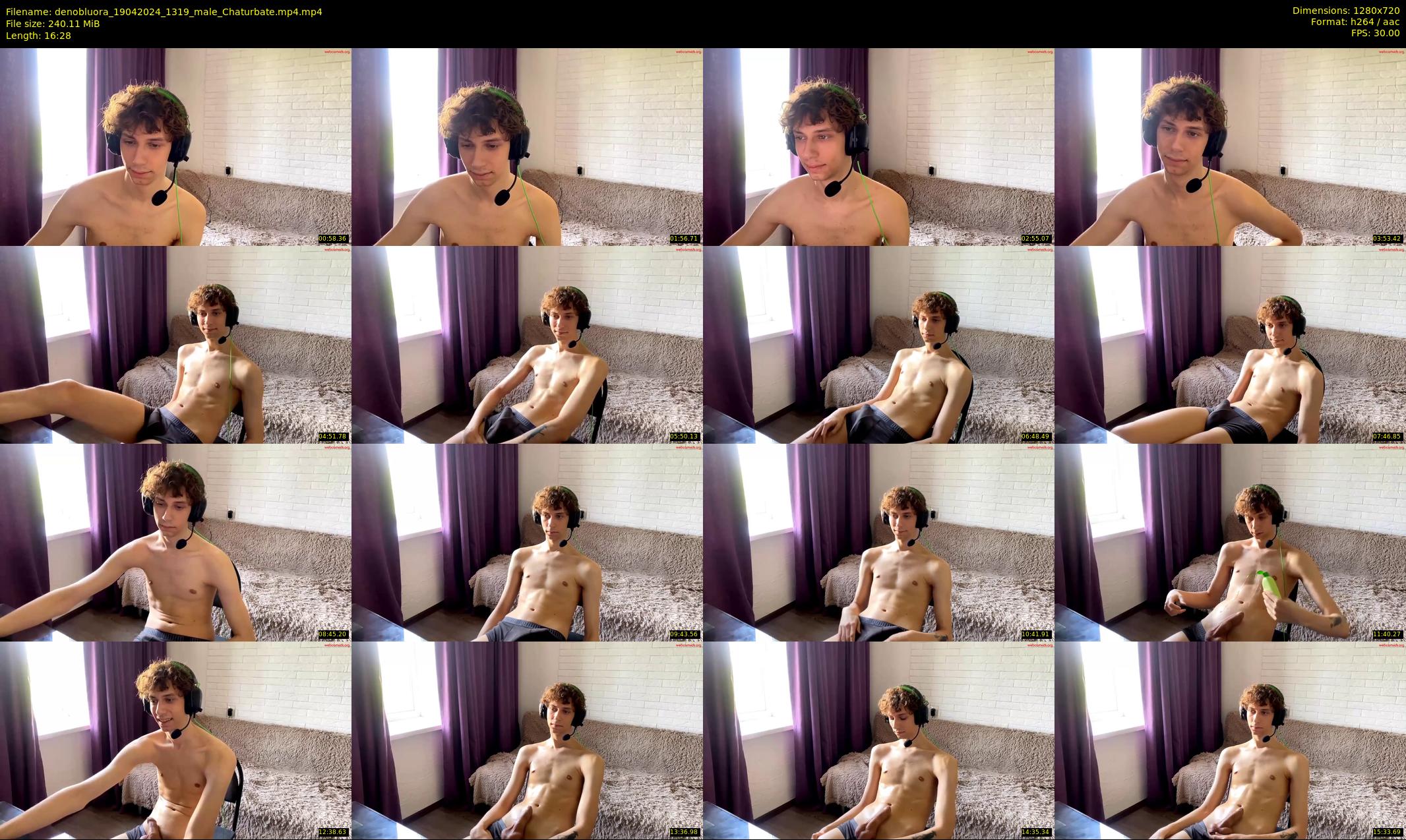 denobluora — 17 minute Chaturbate male cam show recording, 720p, Apr 19, 2024