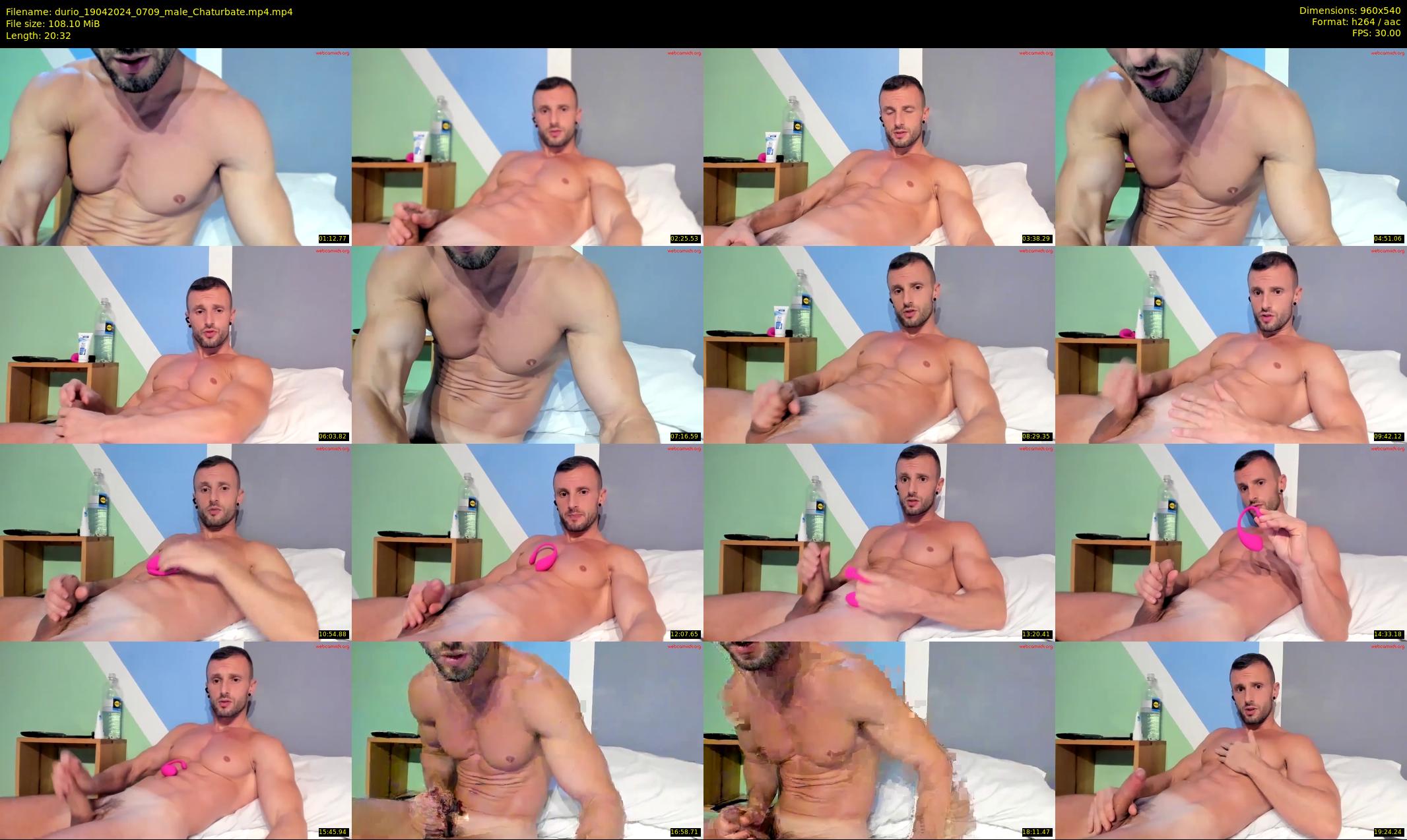 durio — 21 minute Chaturbate male cam show recording, 480p, Apr 19, 2024
