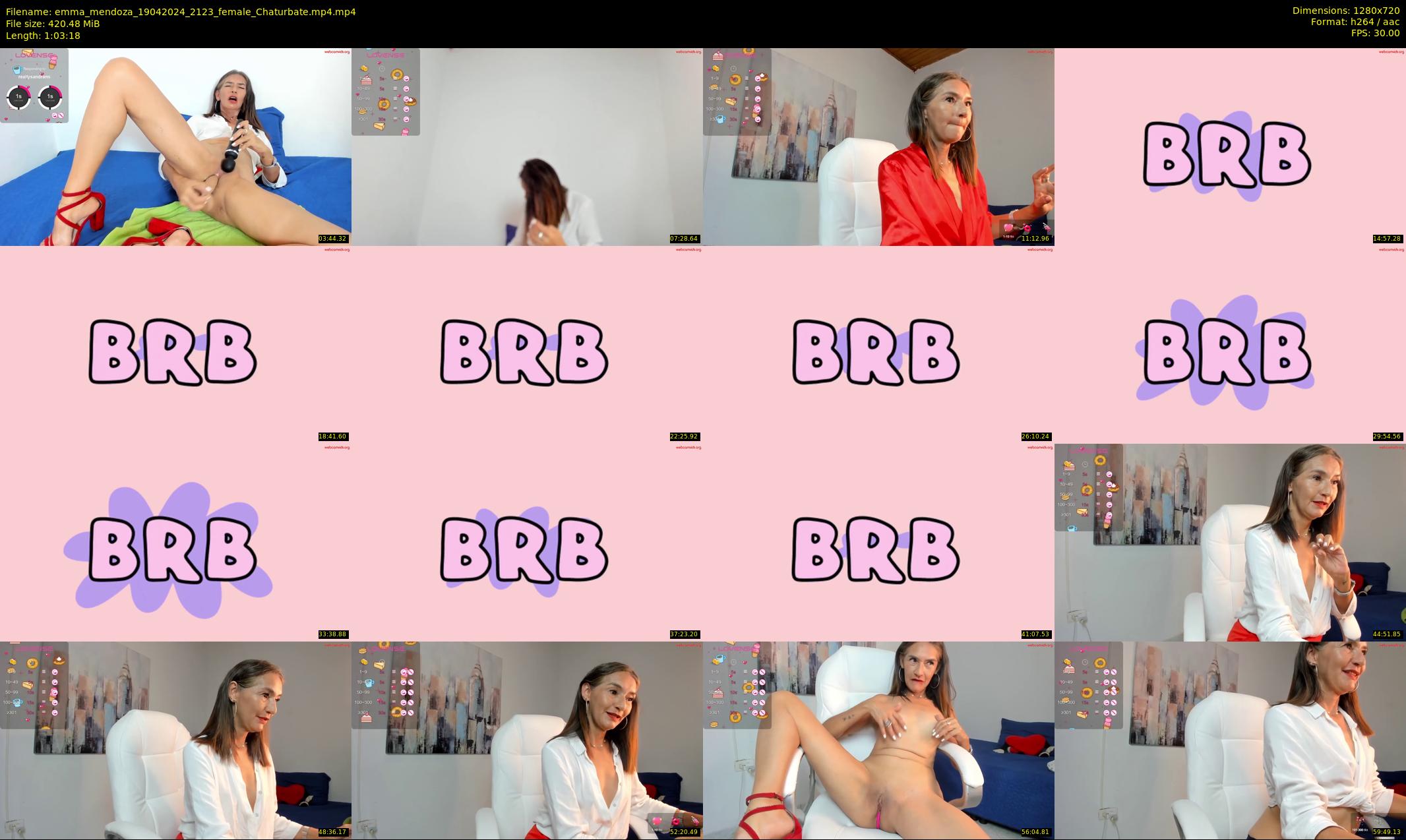 emma_mendoza — 64 minute Chaturbate female cam show recording, 720p, Apr 19, 2024