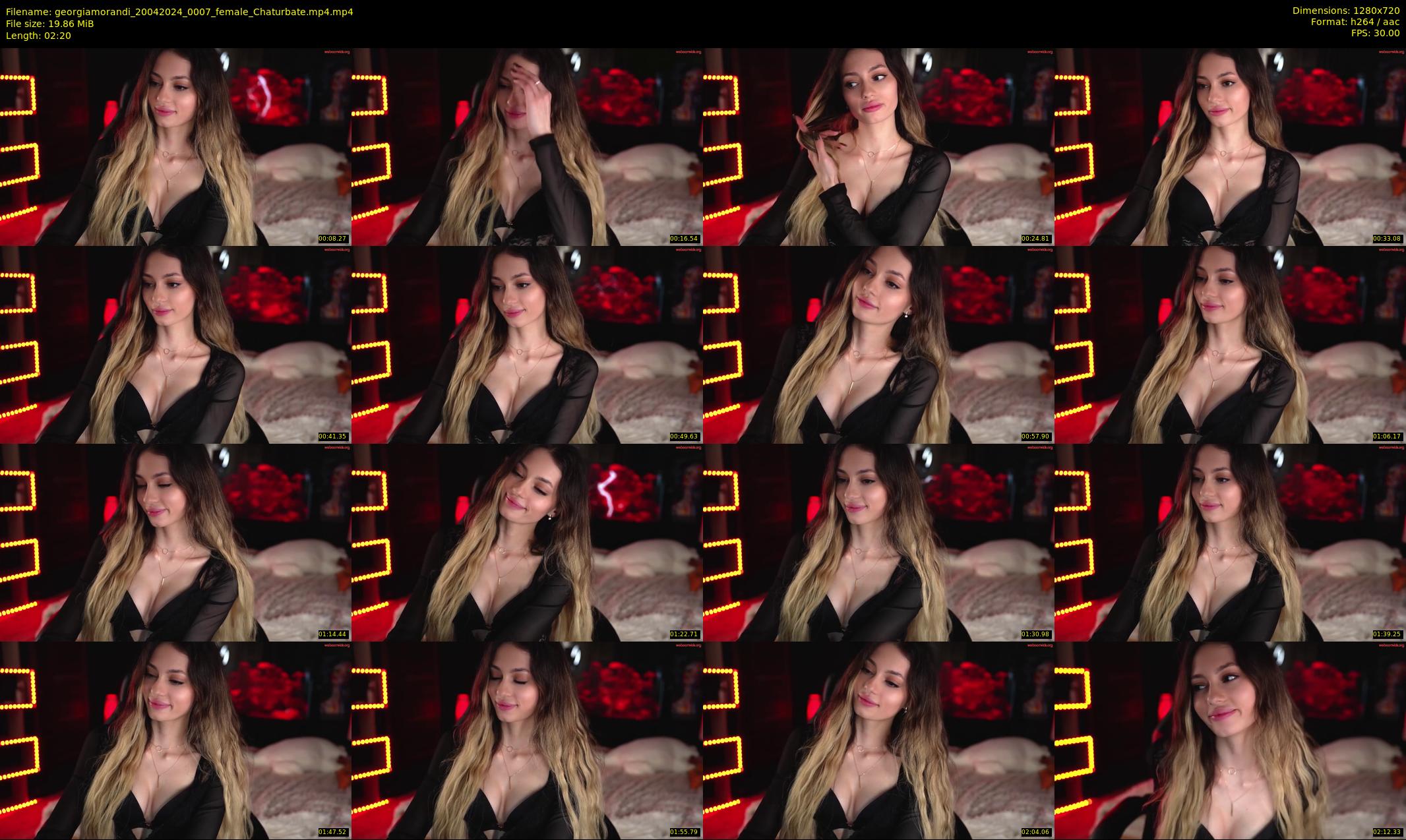 georgiamorandi — 3 minute Chaturbate female cam show recording, 720p, Apr 20, 2024